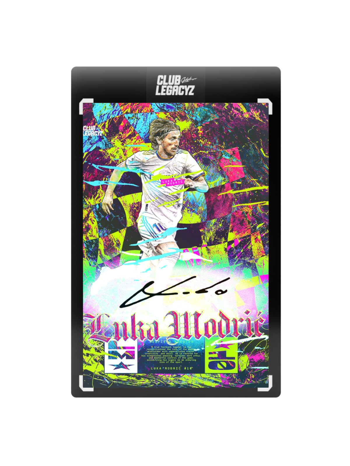 Carte signée Modric édition Mystic Wave