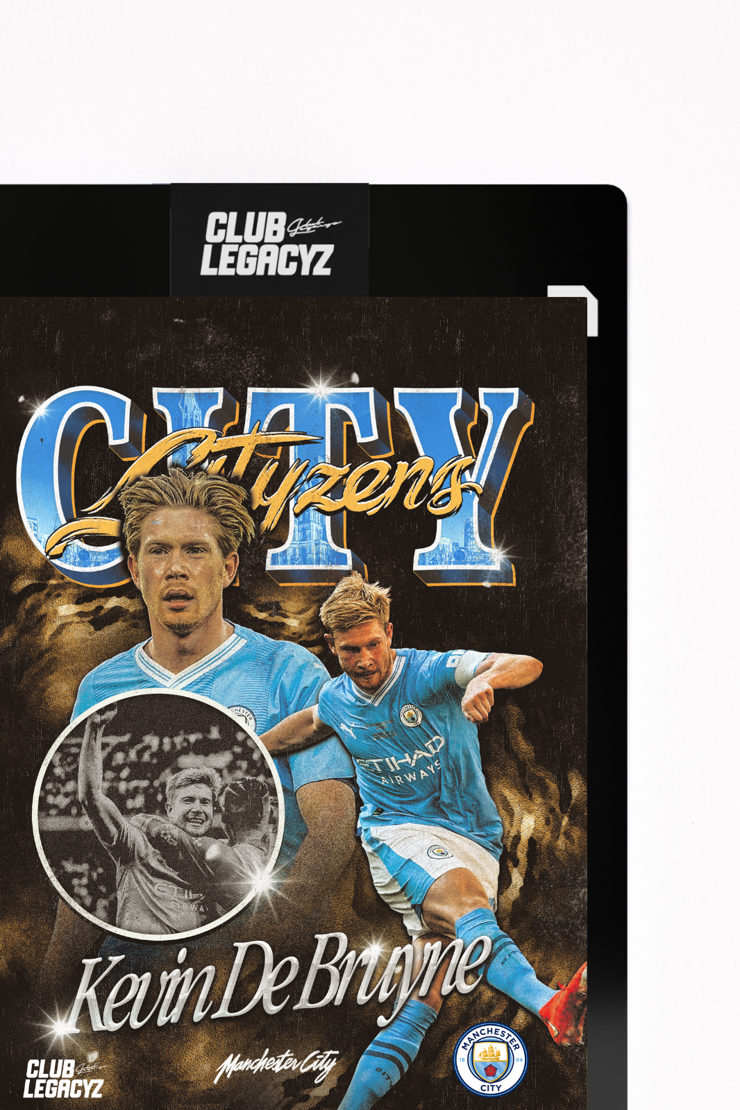 Manchester City - Kevin de Bruyne Bootleg Icon limited to 100