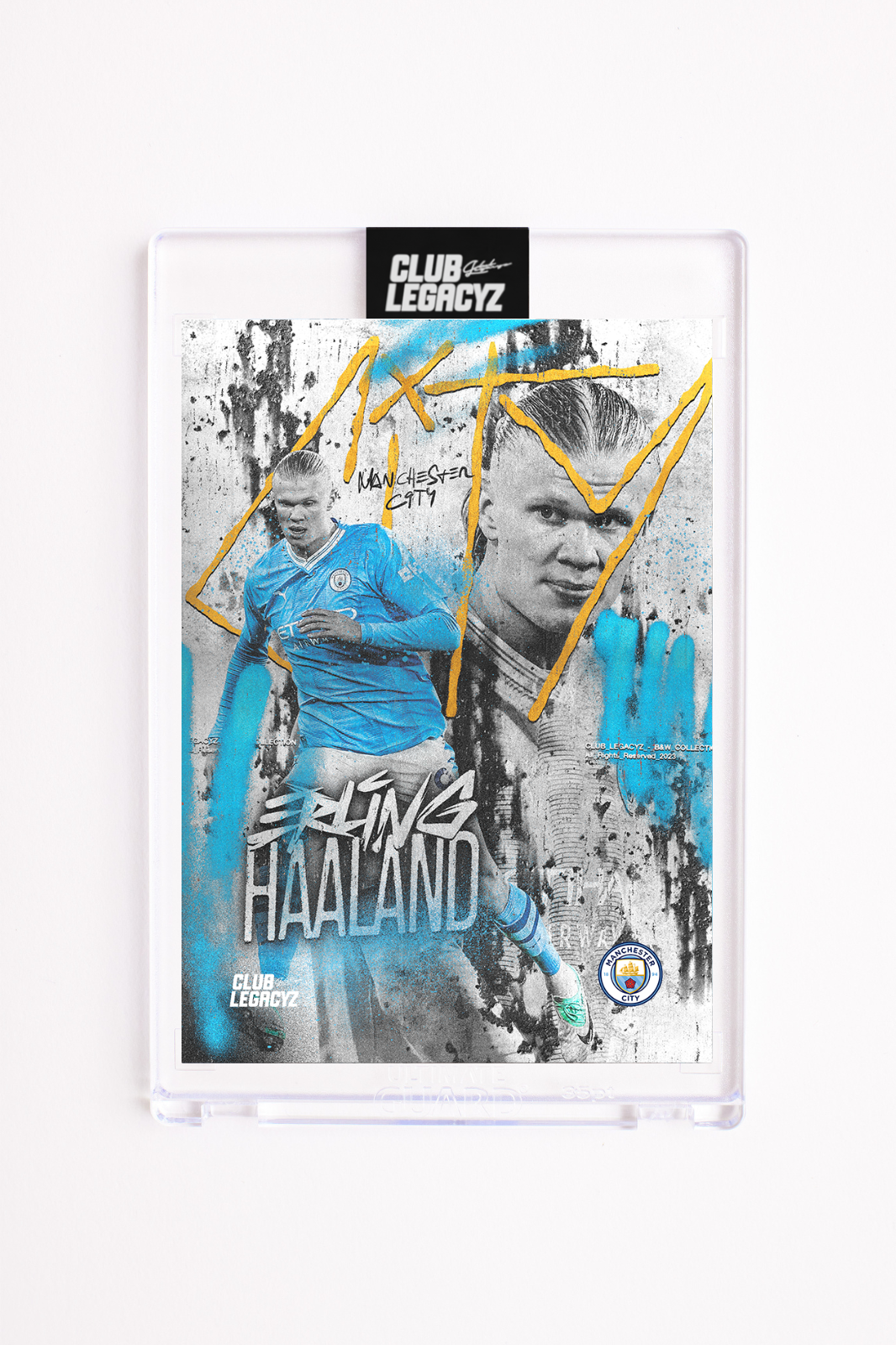 Manchester City - Erling Haaland Black & White Icon limited to 100