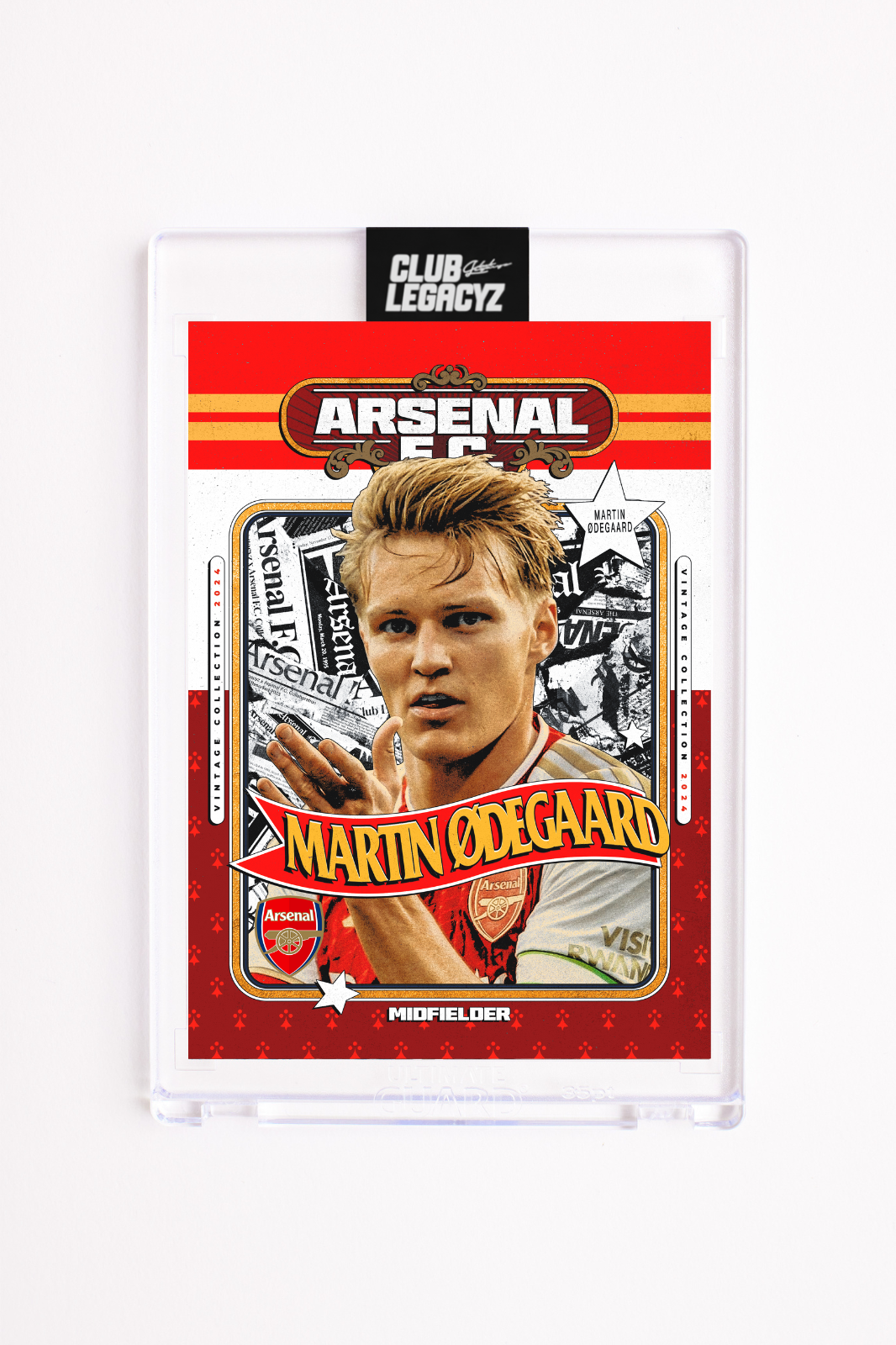 Arsenal FC - Martin Ødegaard Retro Icon limited to 100