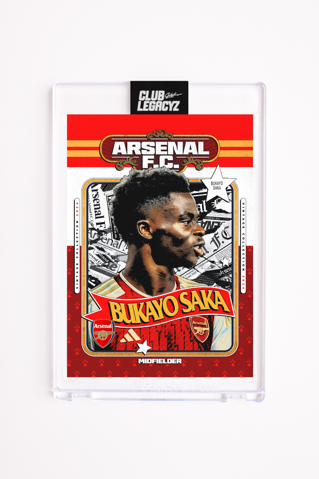 Arsenal FC - Bukayo Saka Retro Icon limited to 100