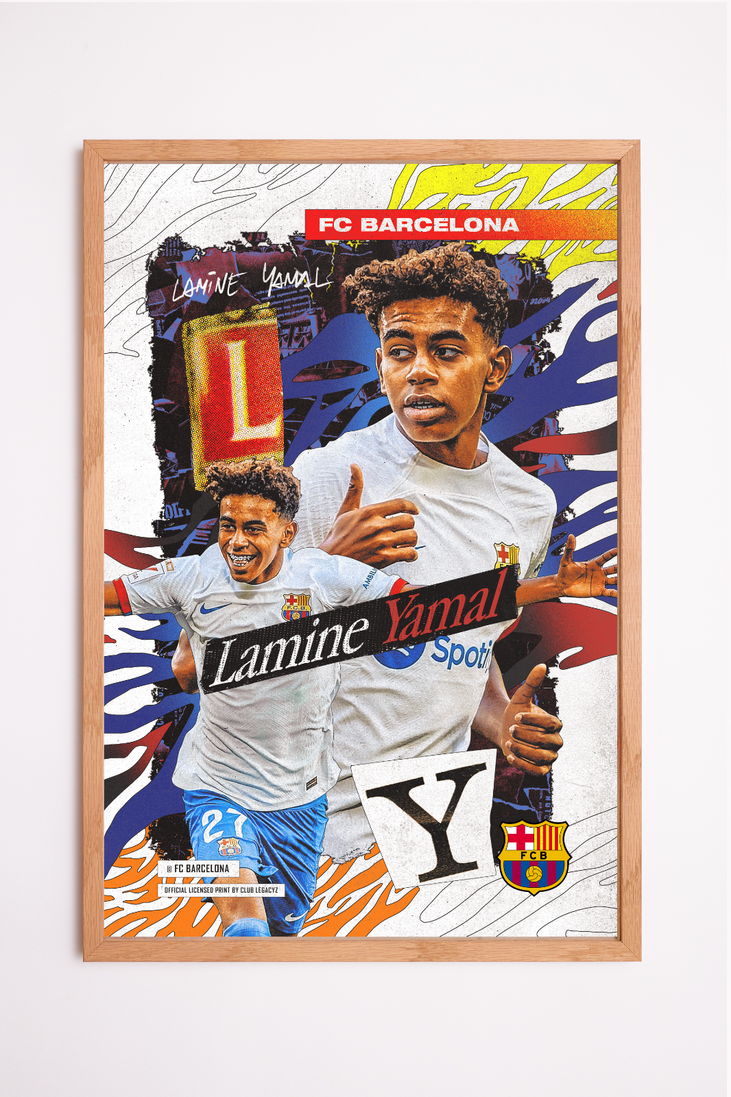 FC Barcelona - Lamine Yamal poster limited to 999