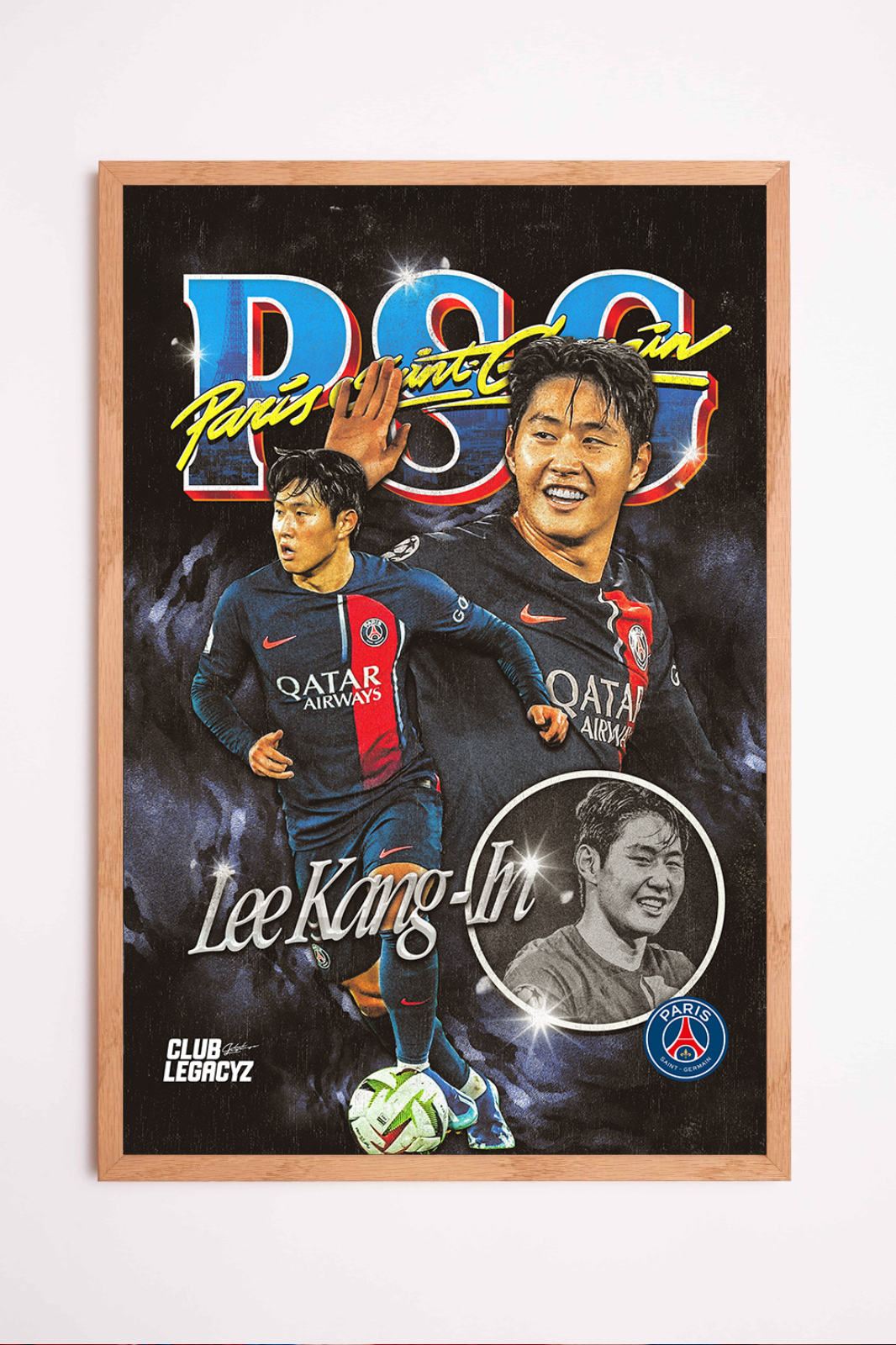 Paris Saint-Germain - Lee Kang-in Bootleg Poster limited to 100