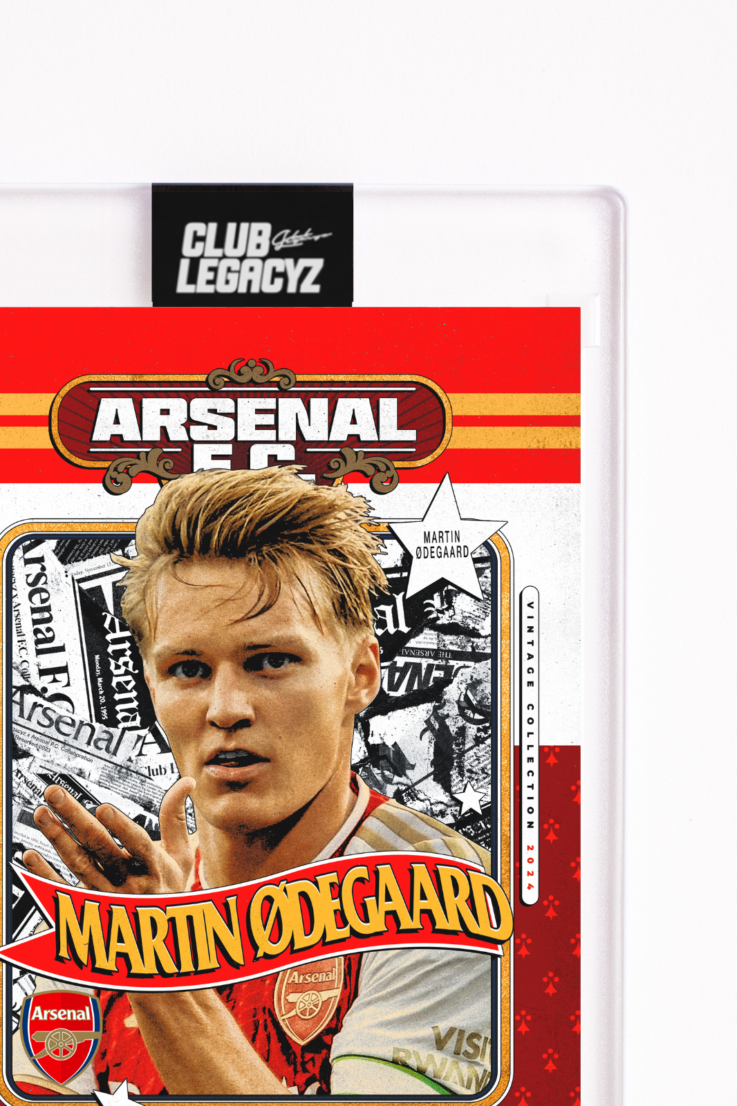 Arsenal FC - Martin Ødegaard Retro Icon limited to 100