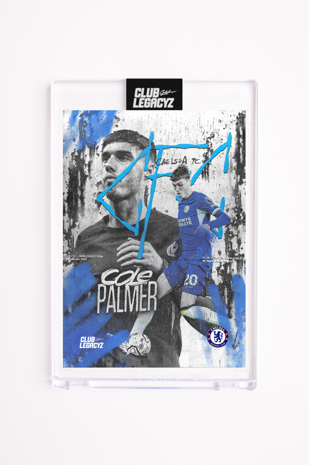 Chelsea FC - Cole Palmer Black & White Icon limited to 100