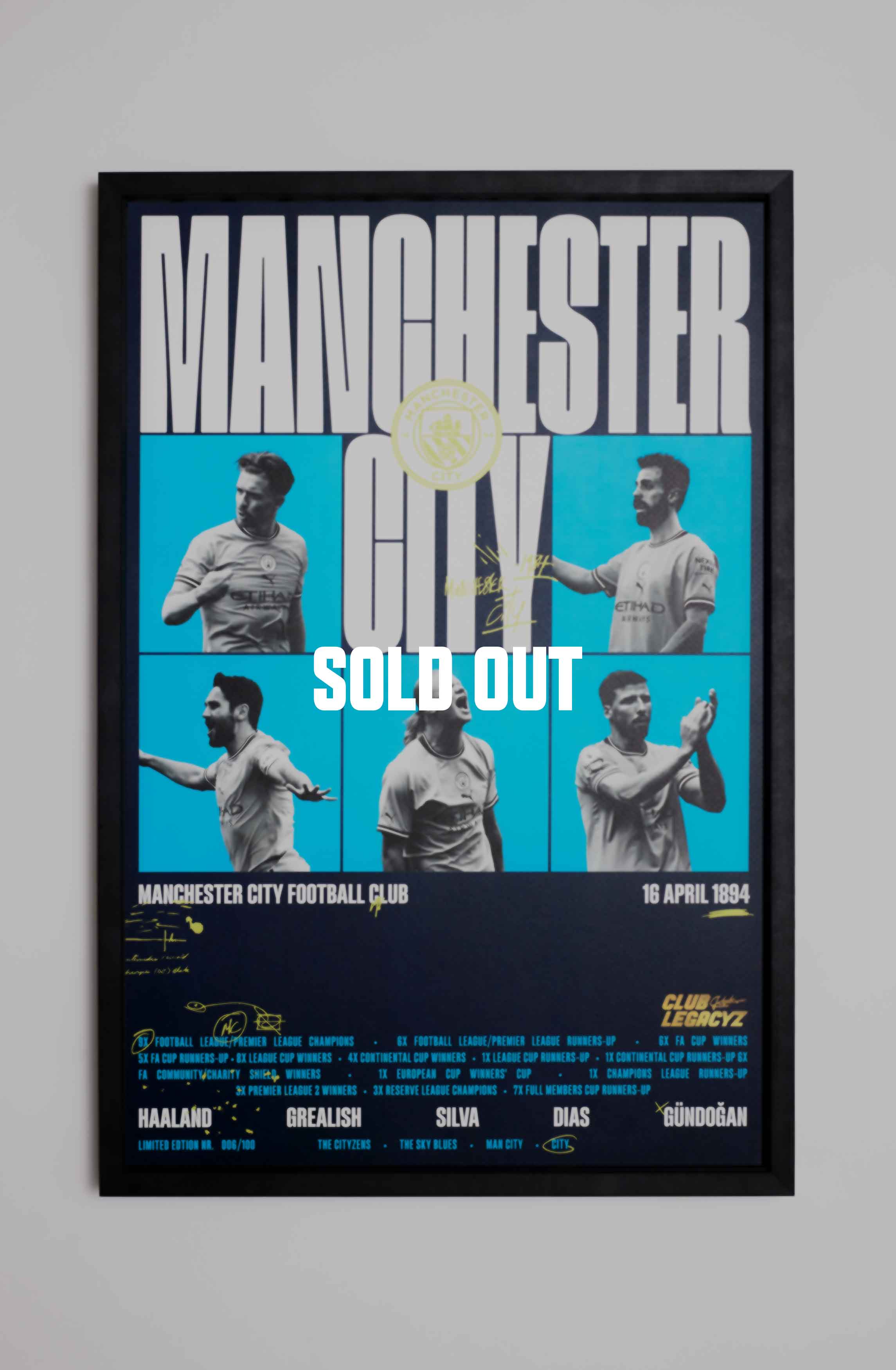 Manchester City - Collectible Print