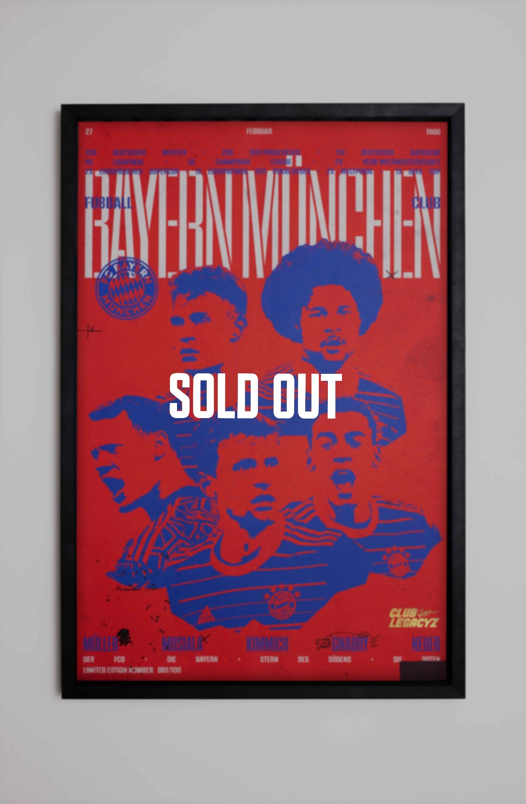 FC Bayern München - Collectible Print