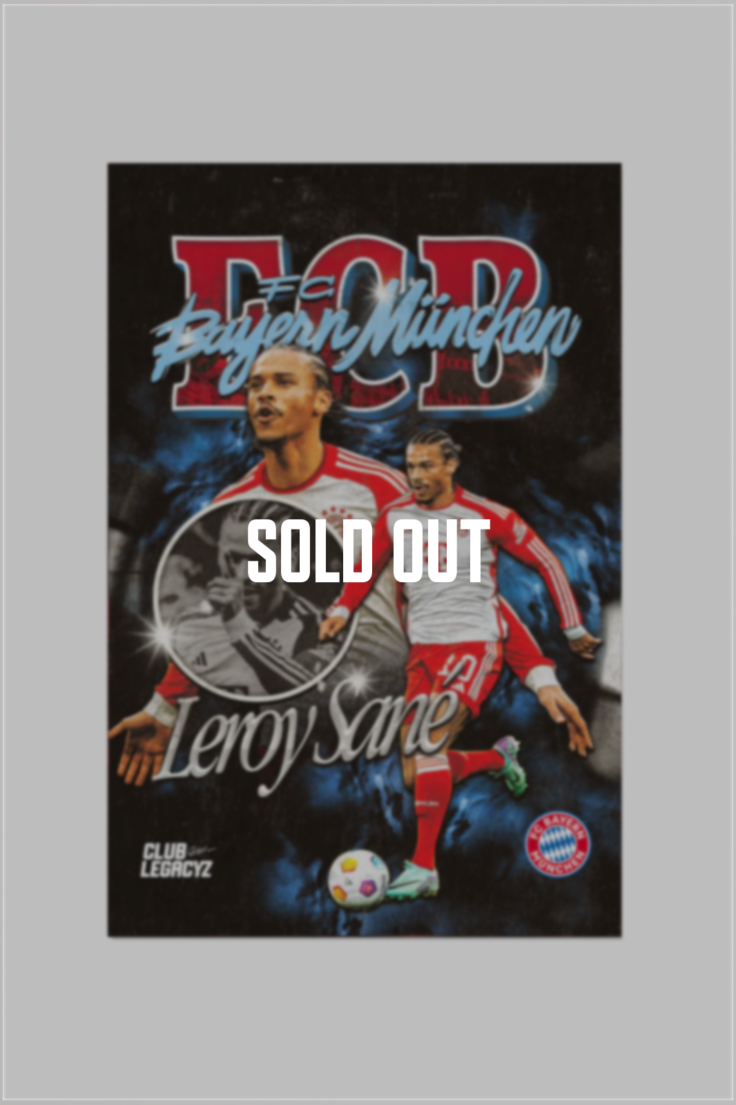 FC Bayern Munich - Póster  Leroy Sané 100 ejemplares