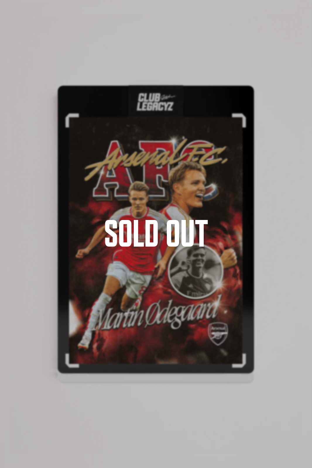 Arsenal FC - Icon Bootleg 3D Martin Ødegaard 10 exemplaires