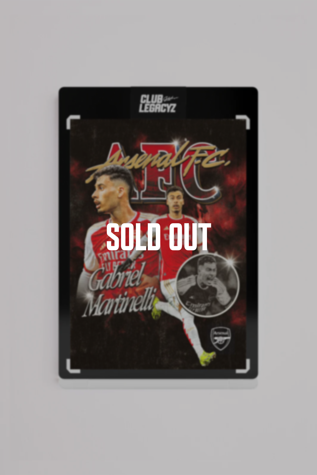 Arsenal FC - Icon Bootleg 3D Gabriel Martinelli 10 exemplaires