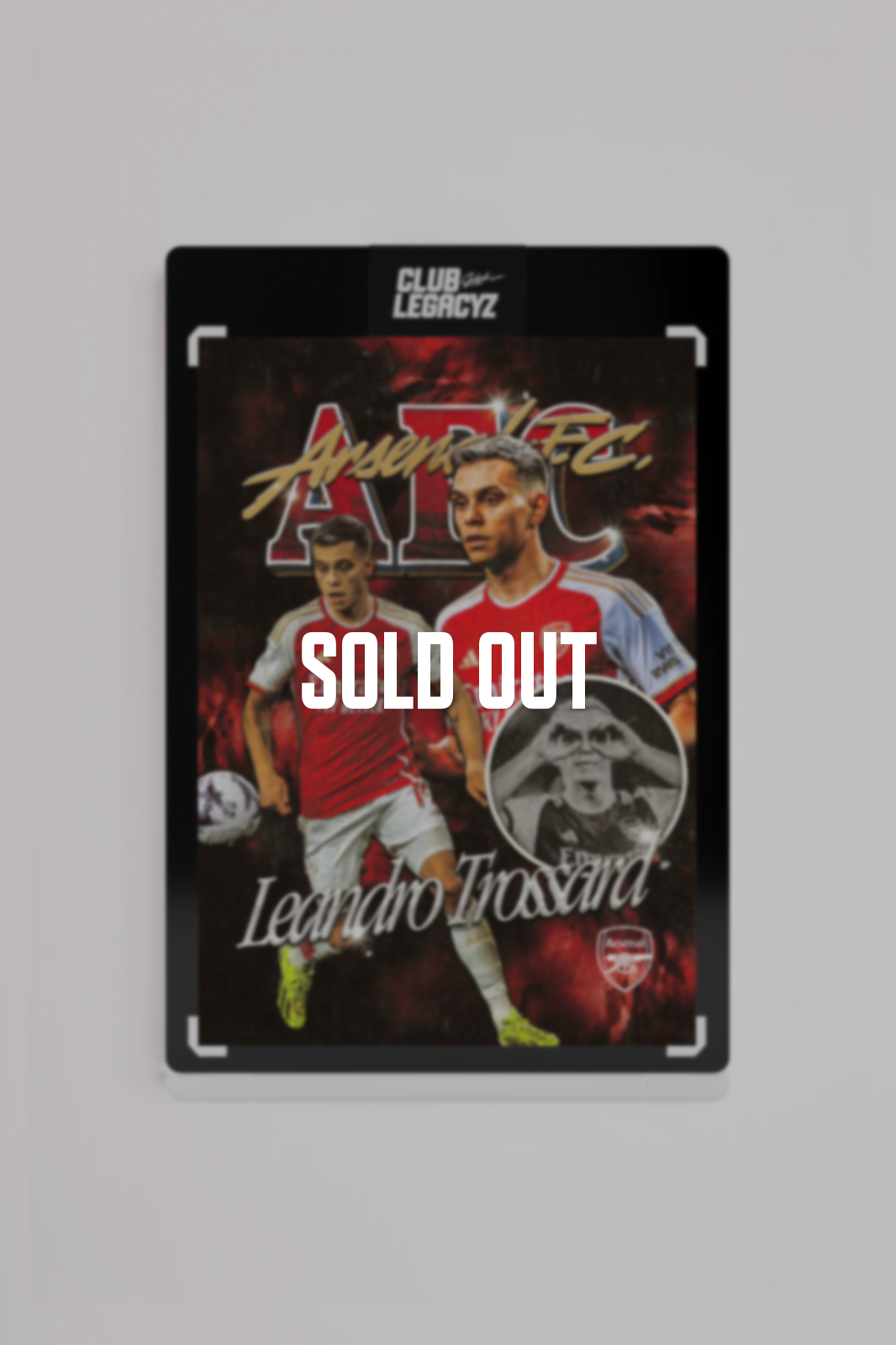 Arsenal FC - Icon Bootleg 3D Leandro Trossard 10 exemplaires