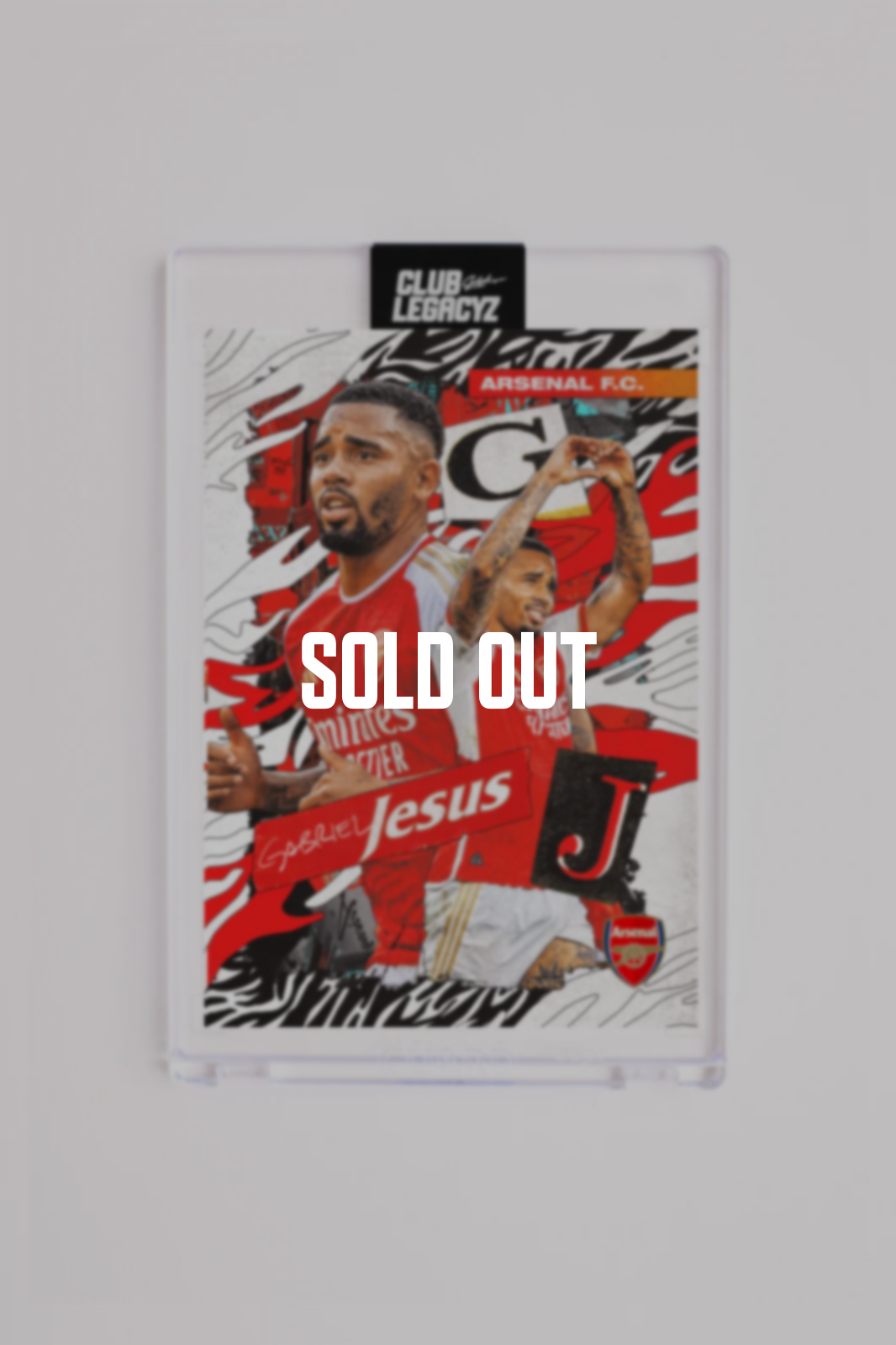 Arsenal FC - Gabriel Jesus Icon limited to 50