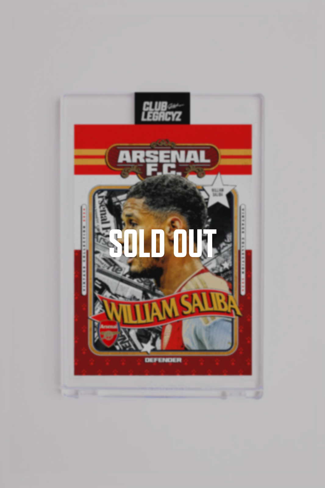 Arsenal FC - William Saliba Retro Icon limited to 100