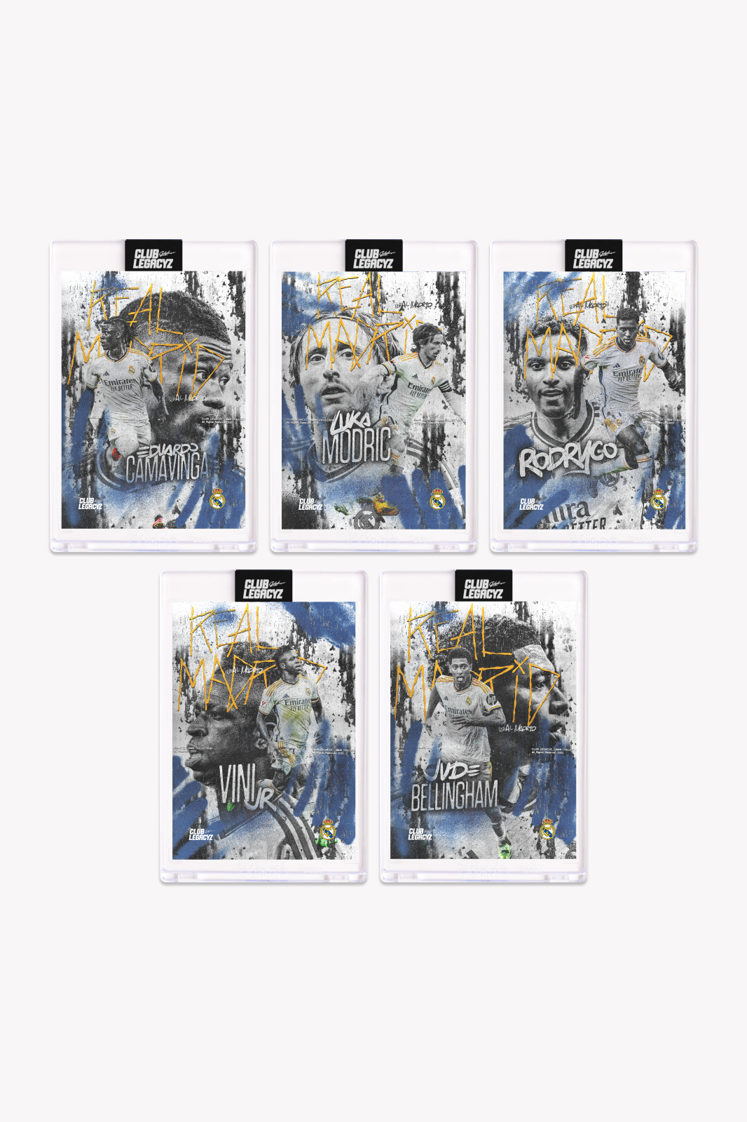 Real Madrid - Pack de 5 Icons Black & White 100 exemplaires