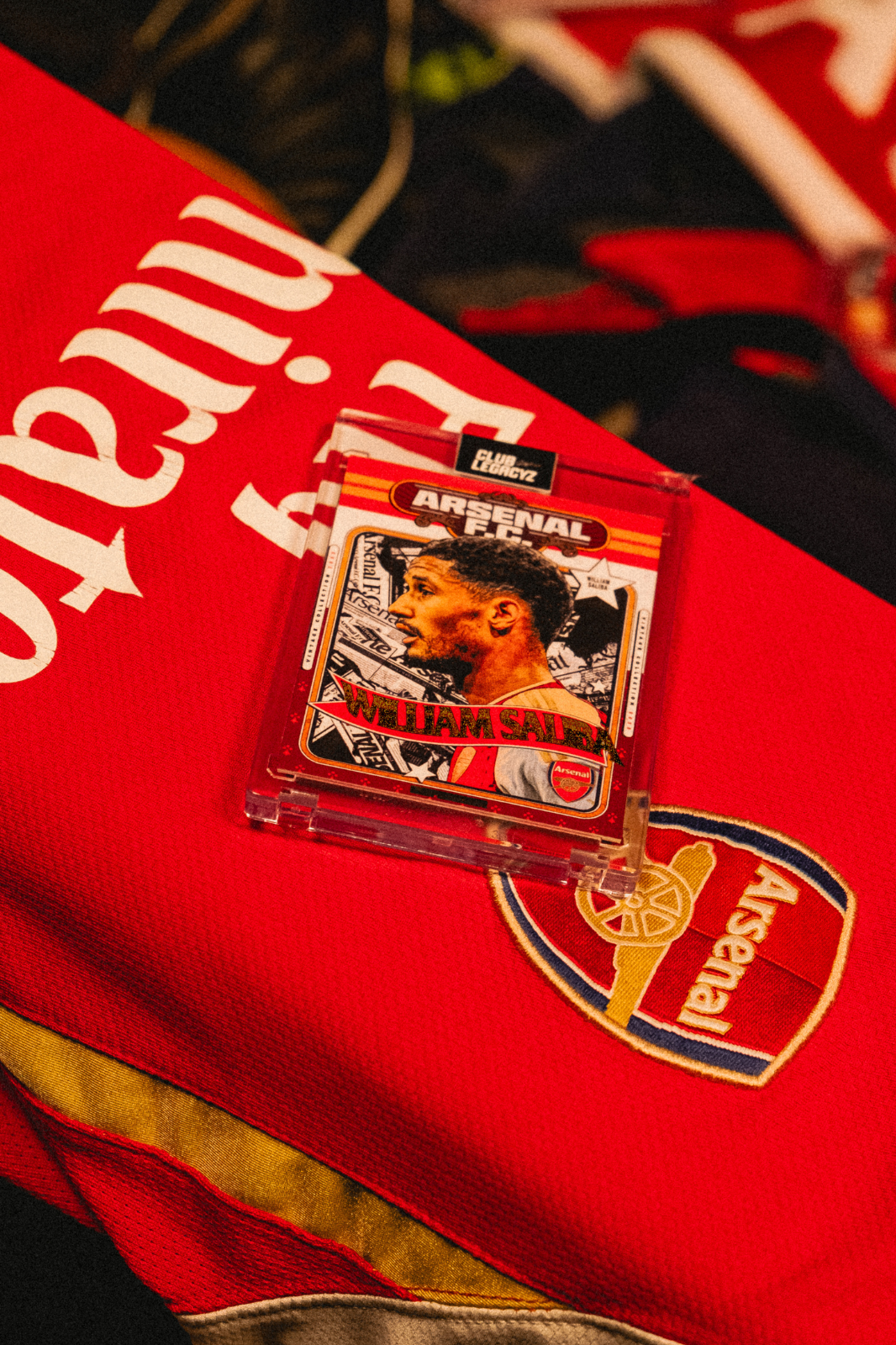 Arsenal FC - Icon Retro William Saliba 100 exemplaires