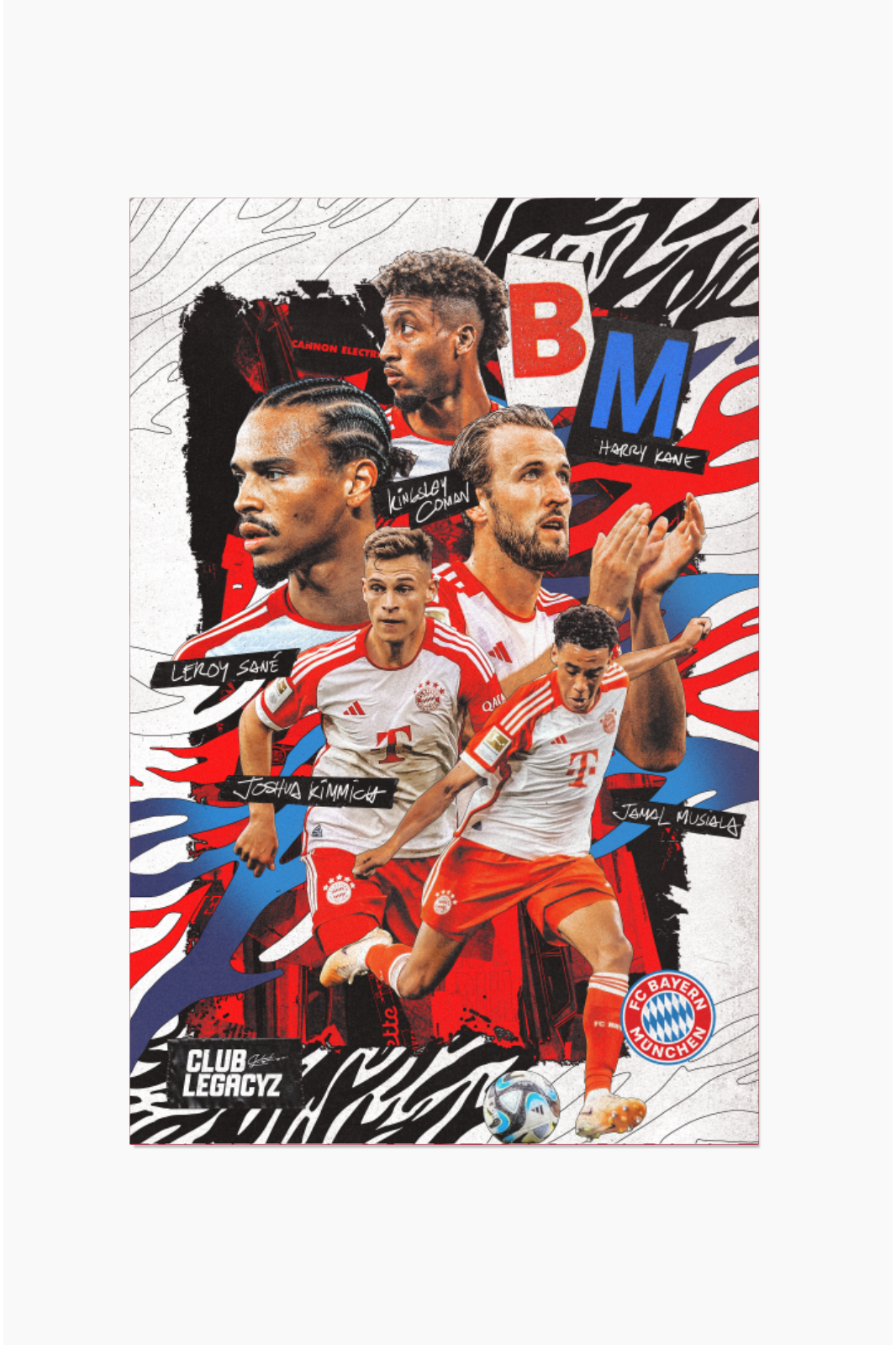 FC Bayern Munich - Poster officiel 999 exemplaires