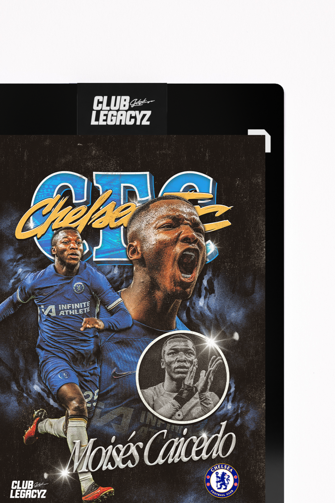 Chelsea FC - Moisés Caicedo Bootleg Icon limited to 100