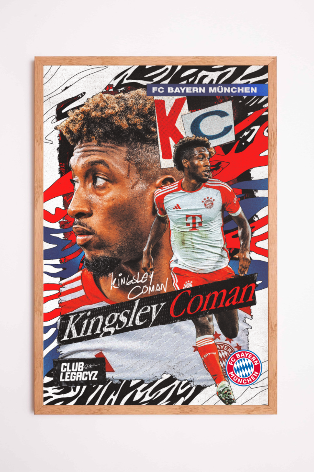 FC Bayern München - Kingsley Coman Poster limited to 100