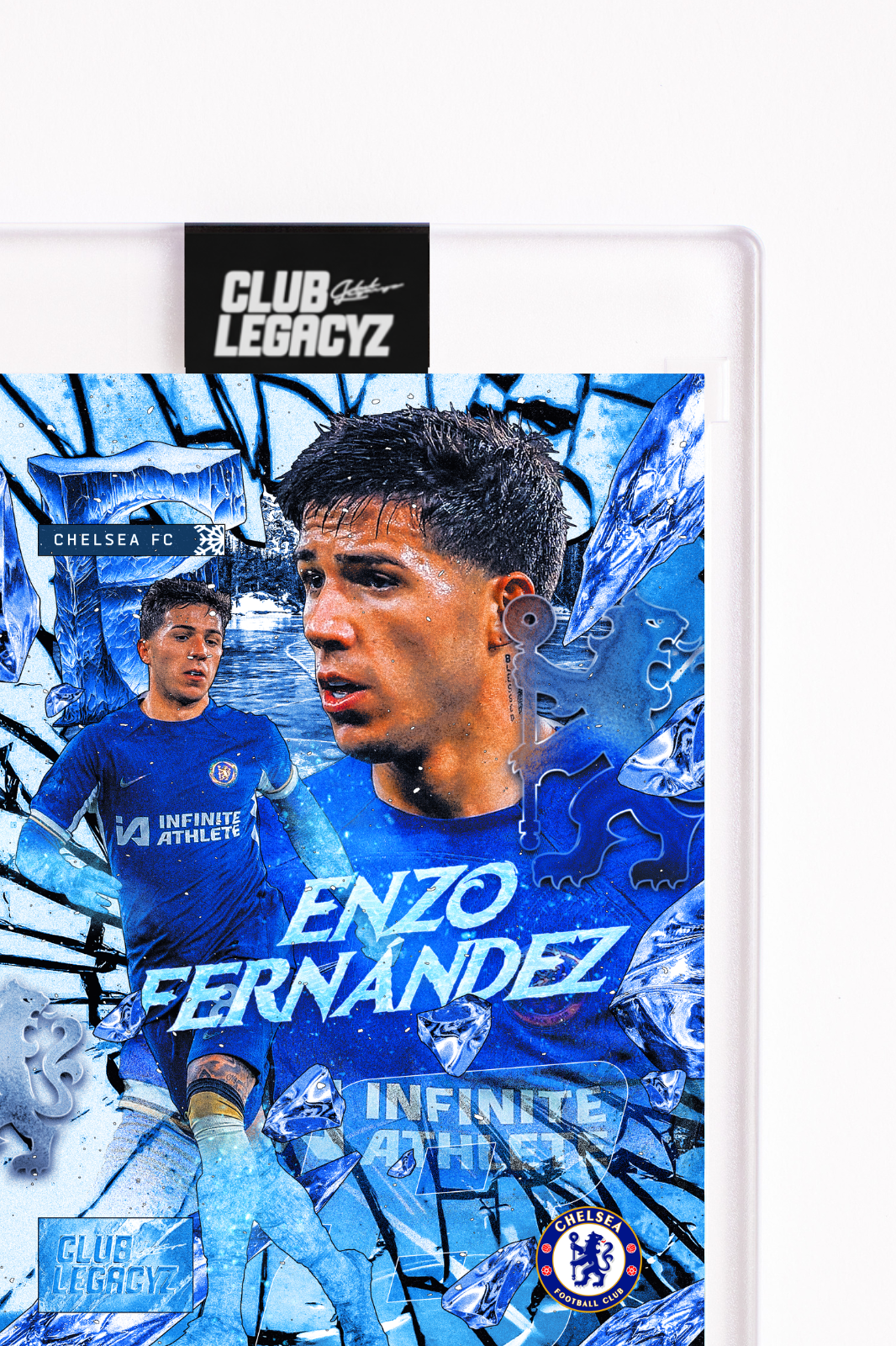 Chelsea FC Enzo Fern ndez Frozen Icon limited to 100