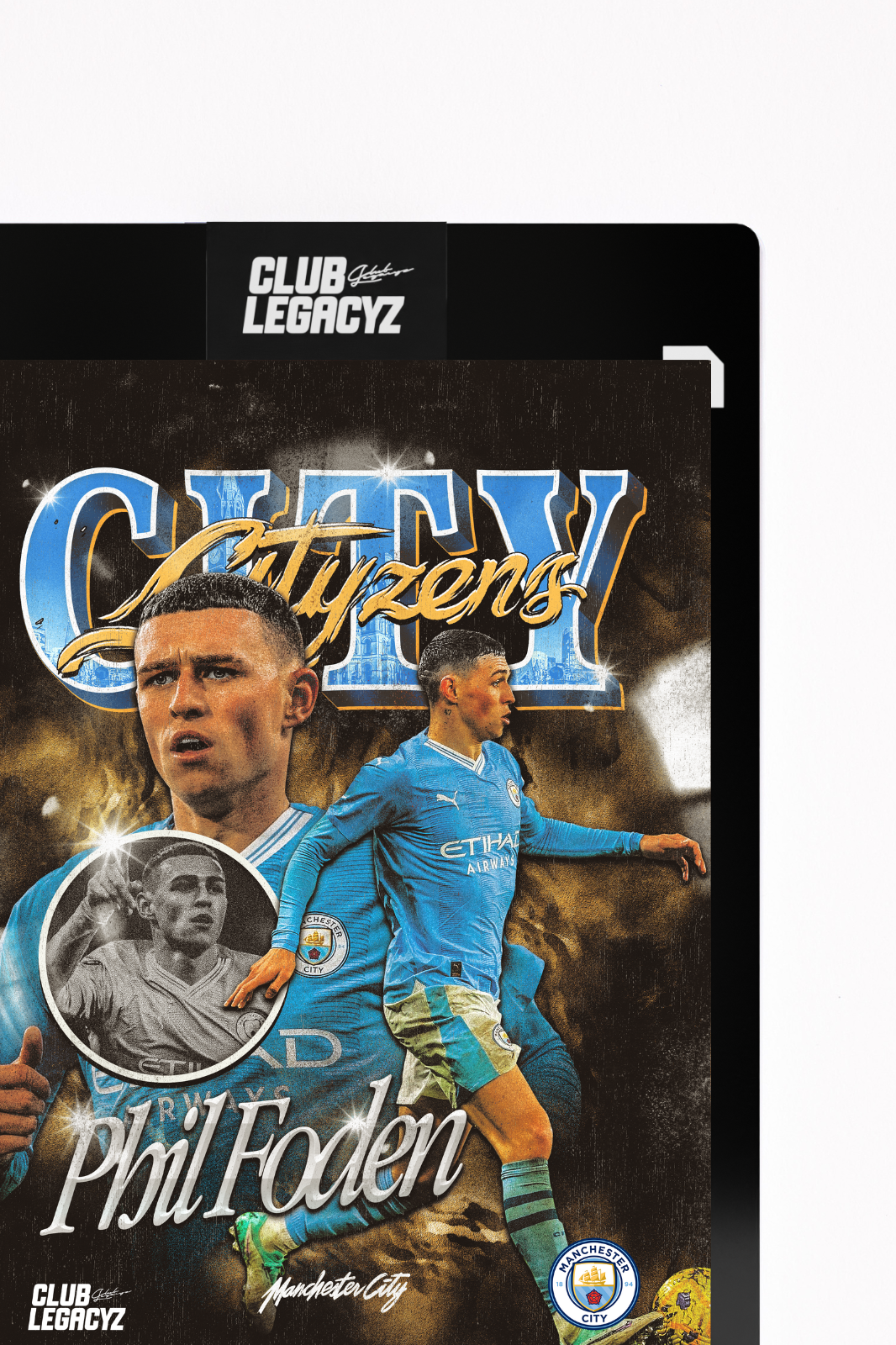 Manchester City - Phil Foden Bootleg Icon limited to 100