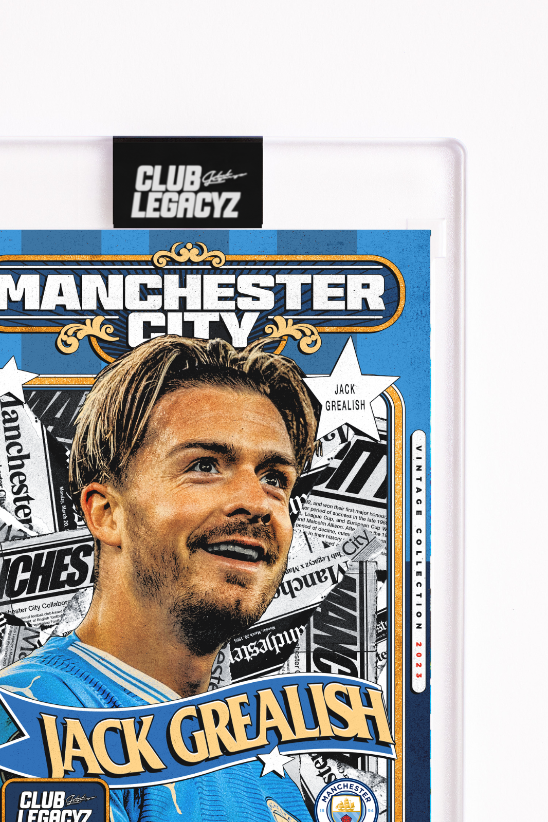 Manchester City - Jack Grealish Retro Icon limited to 100