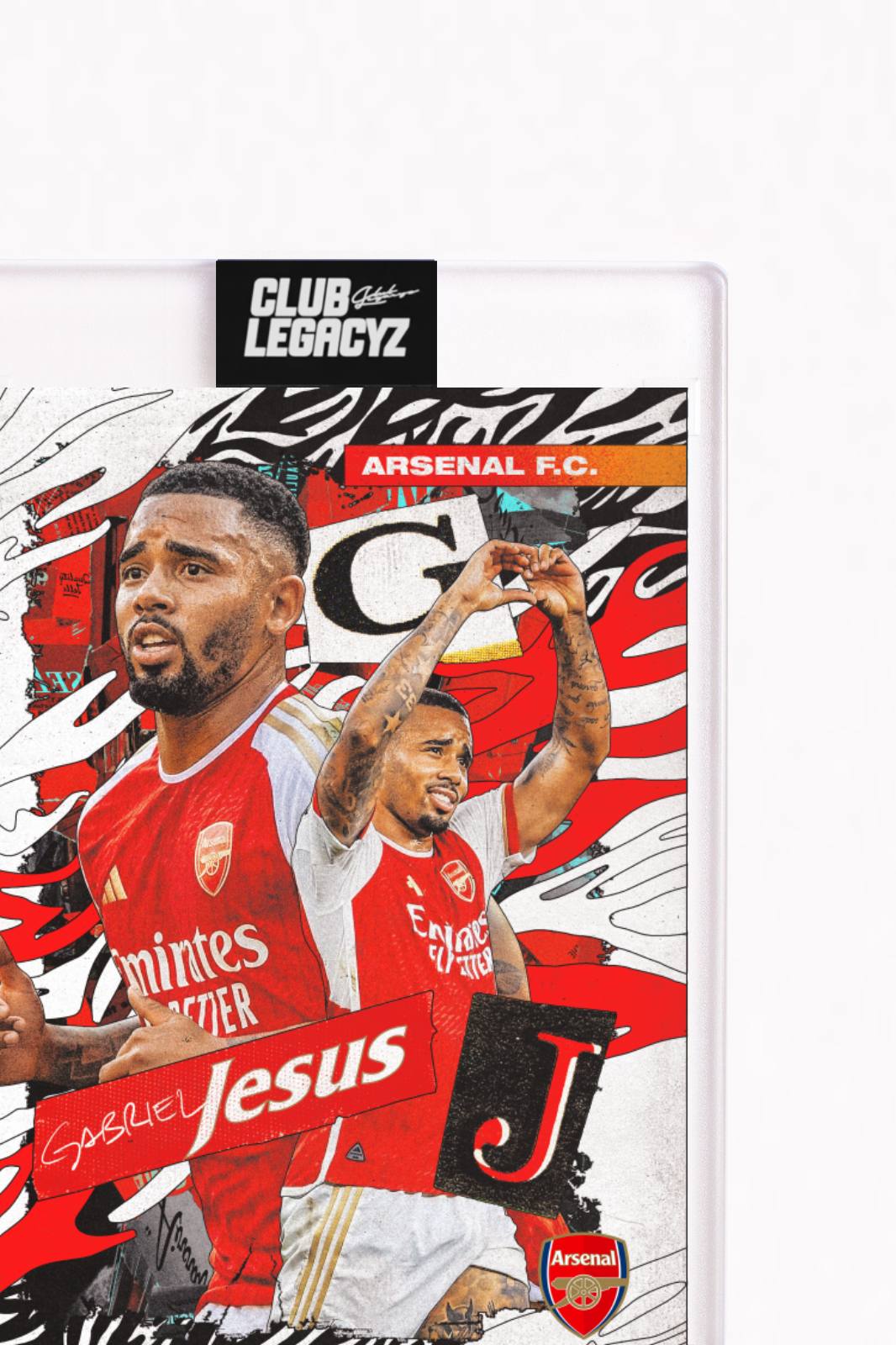 Arsenal FC - Gabriel Jesus Icon limited to 50