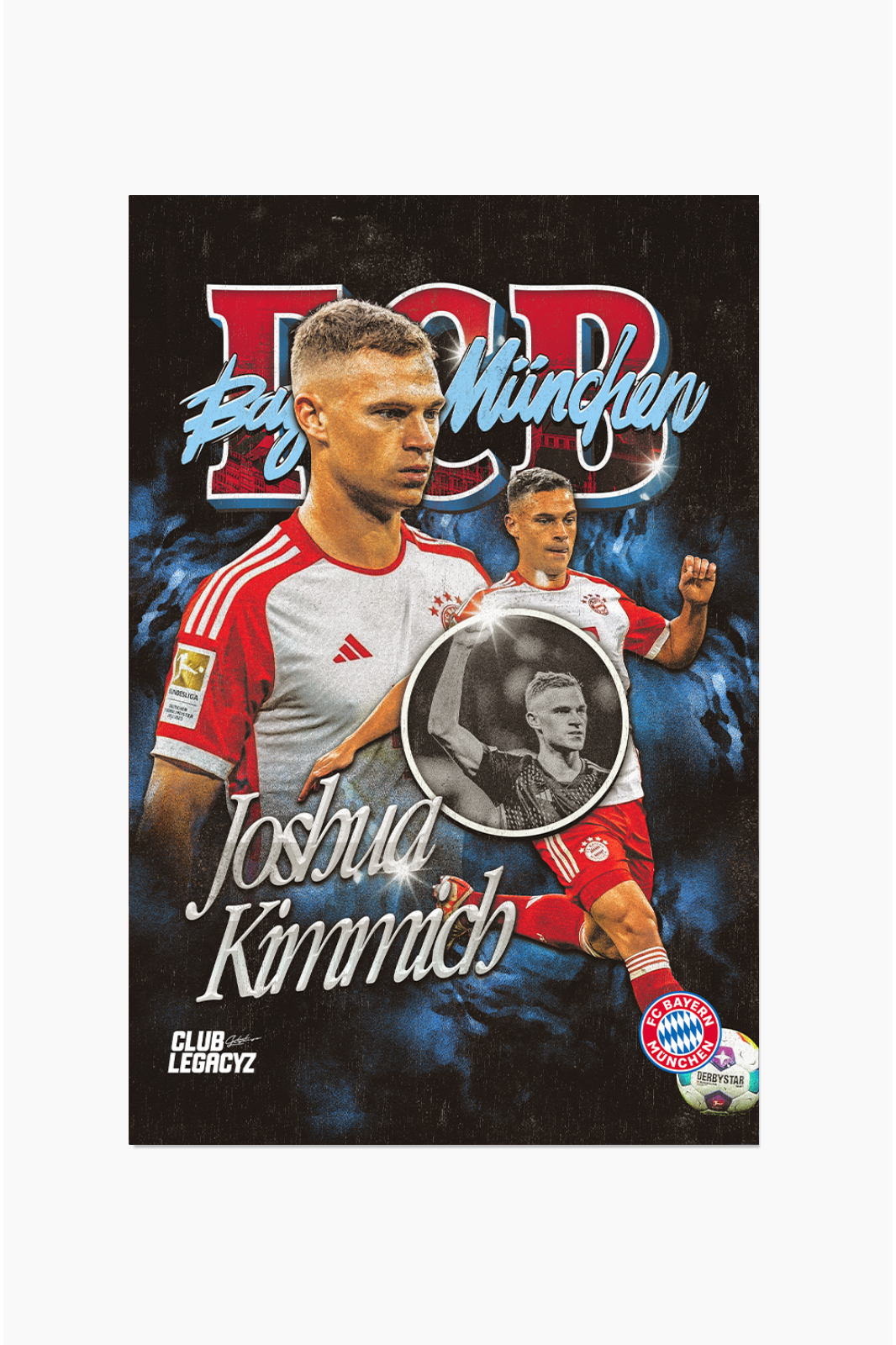 FC Bayern Munich - Póster Bootleg Joshua Kimmich 100 ejemplares