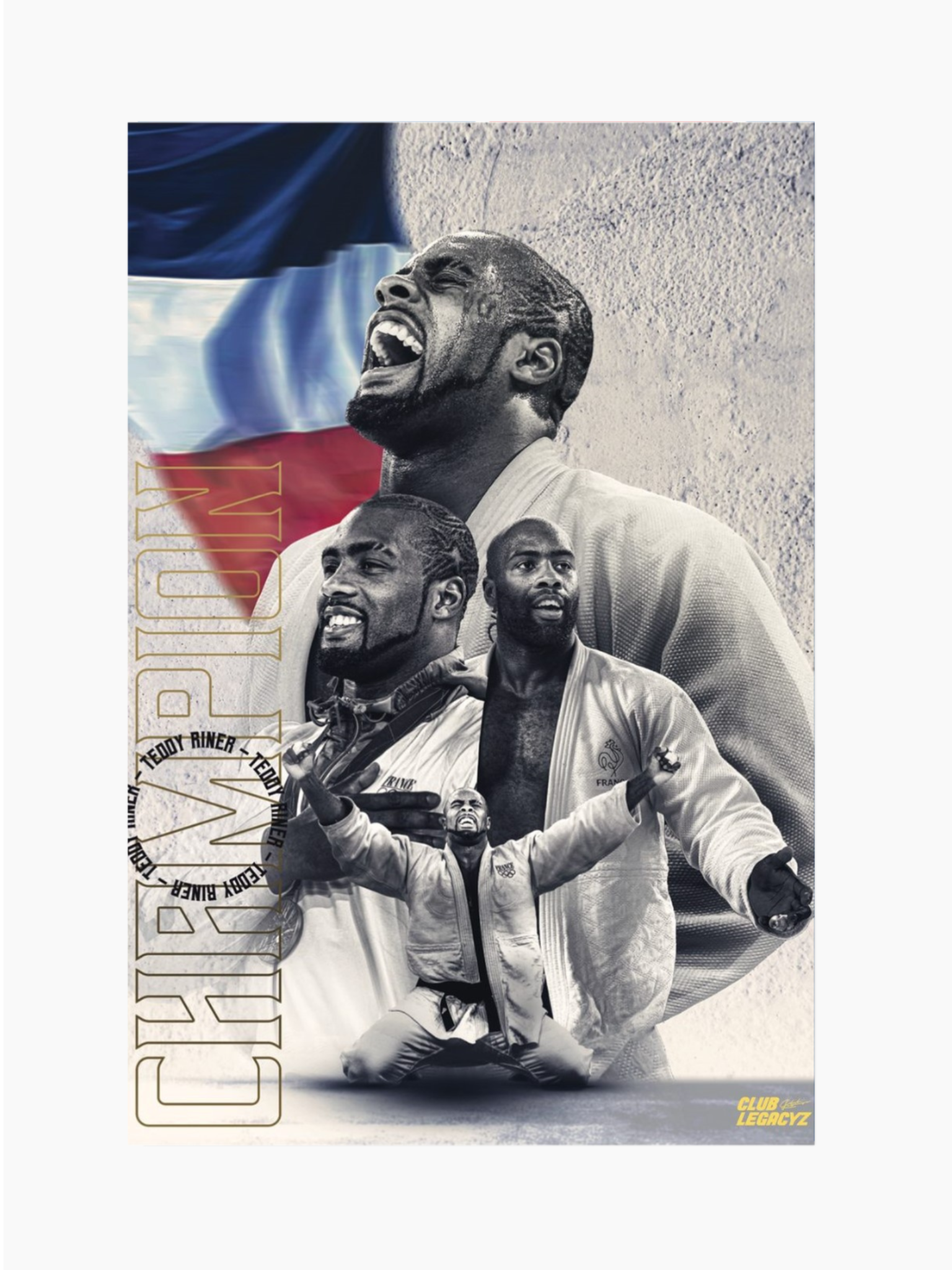 Collection Teddy Riner - Affiche Collector 777 exemplaires