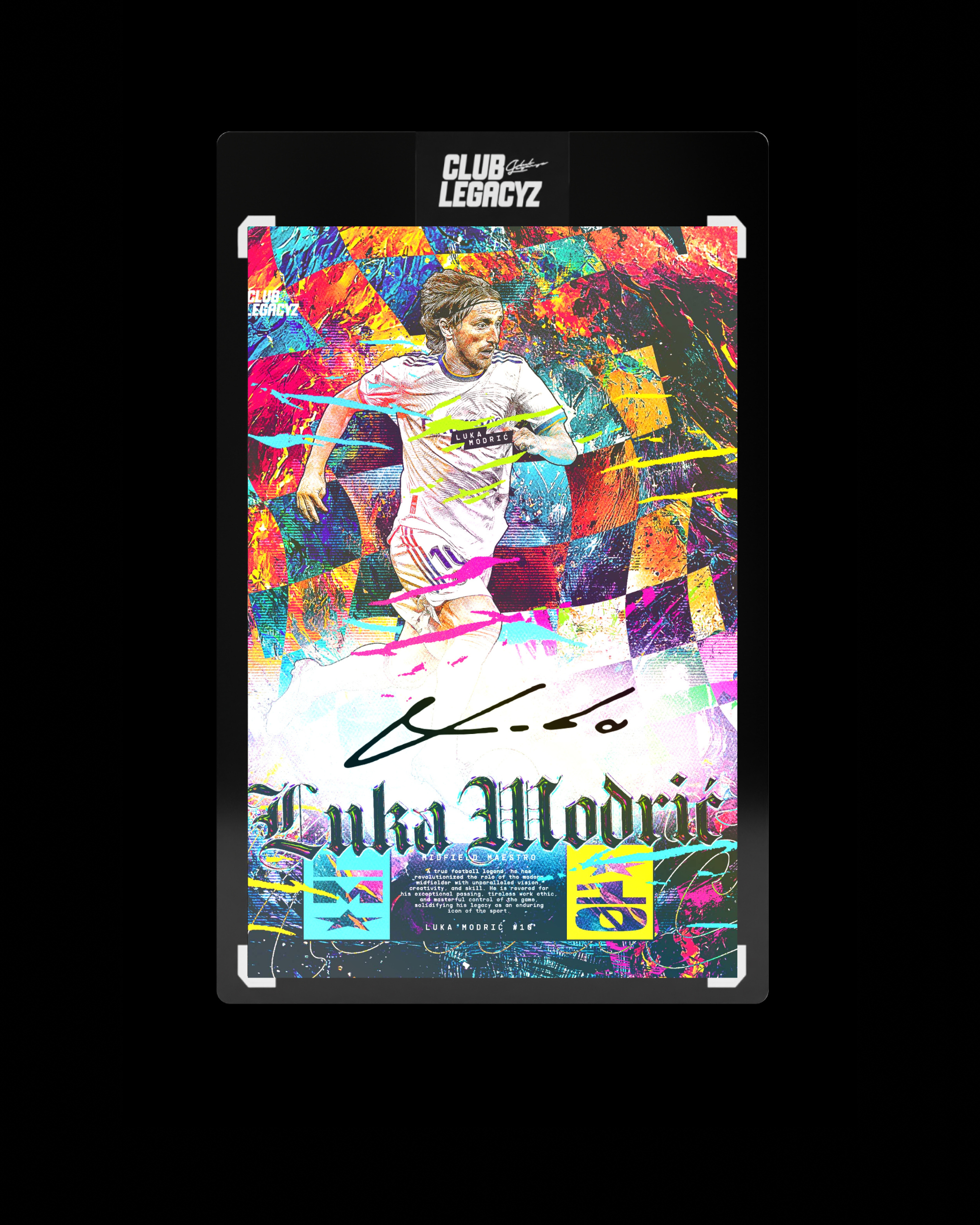 Luka Modrić Collection - Firmado Maestro Icon Eletric Blaze edición 10 ejemplares