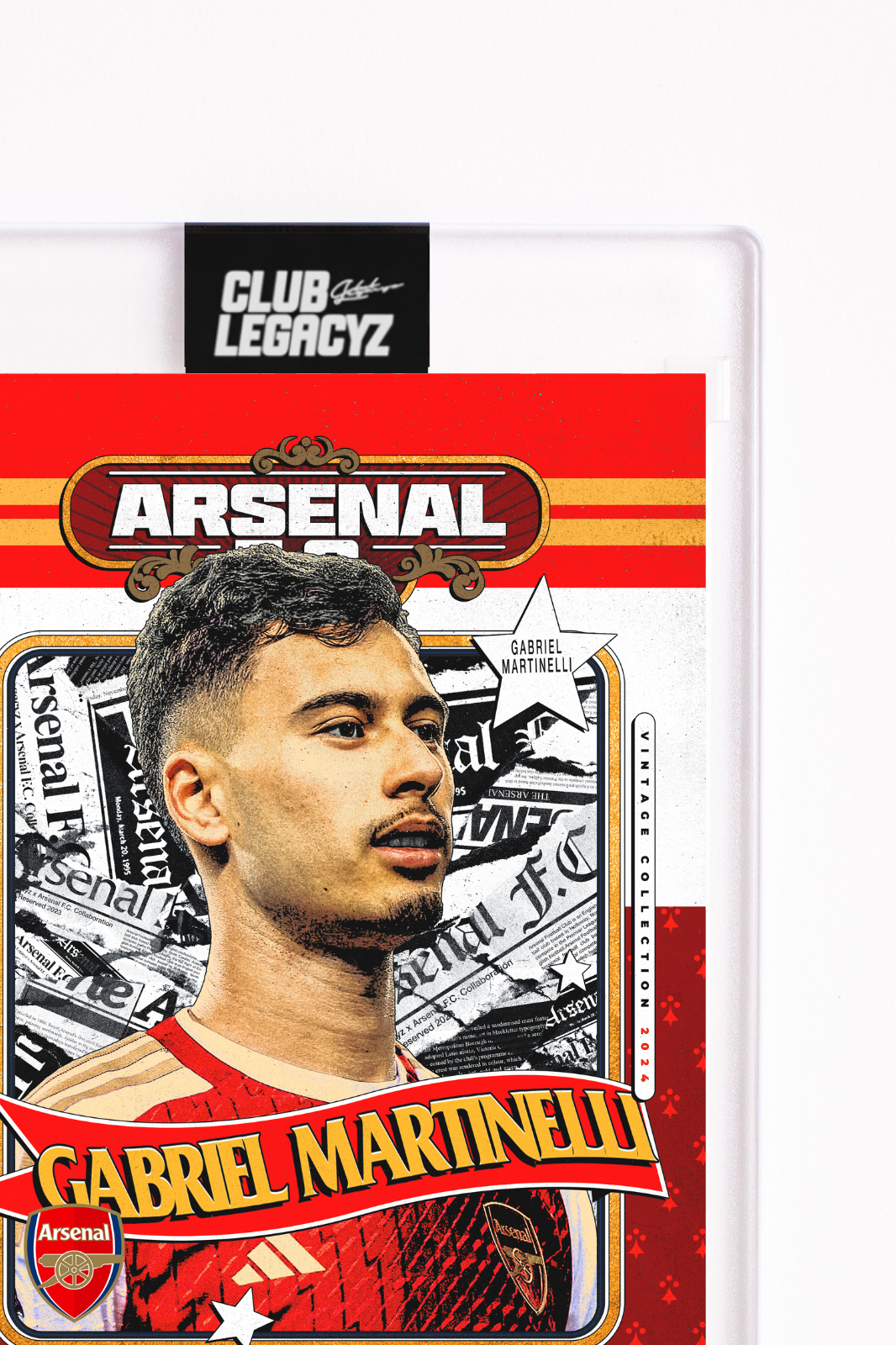 Arsenal FC - Icon Retro Gabriel Martinelli 100 exemplaires