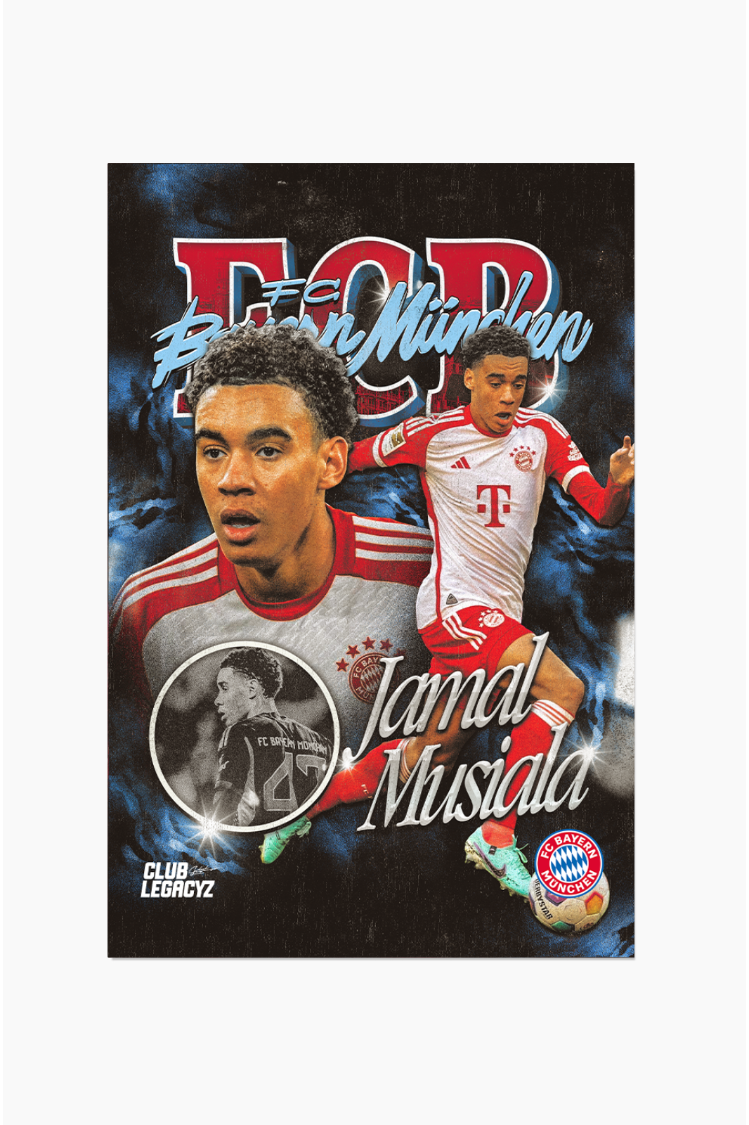 FC Bayern Munich - Póster Bootleg Jamal Musiala 100 ejemplares