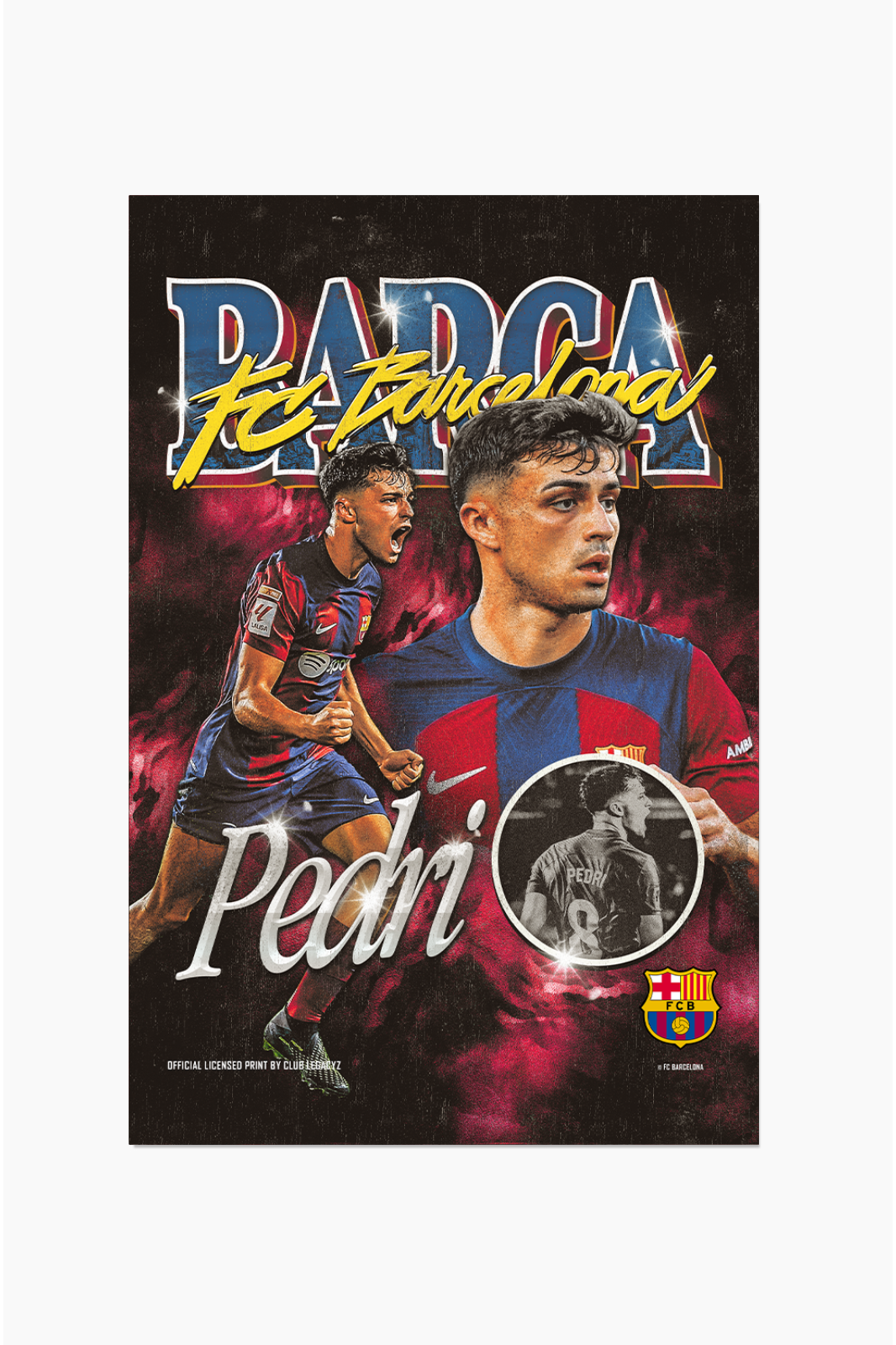 FC Barcelona - Póster Bootleg Pedri 100 ejemplares