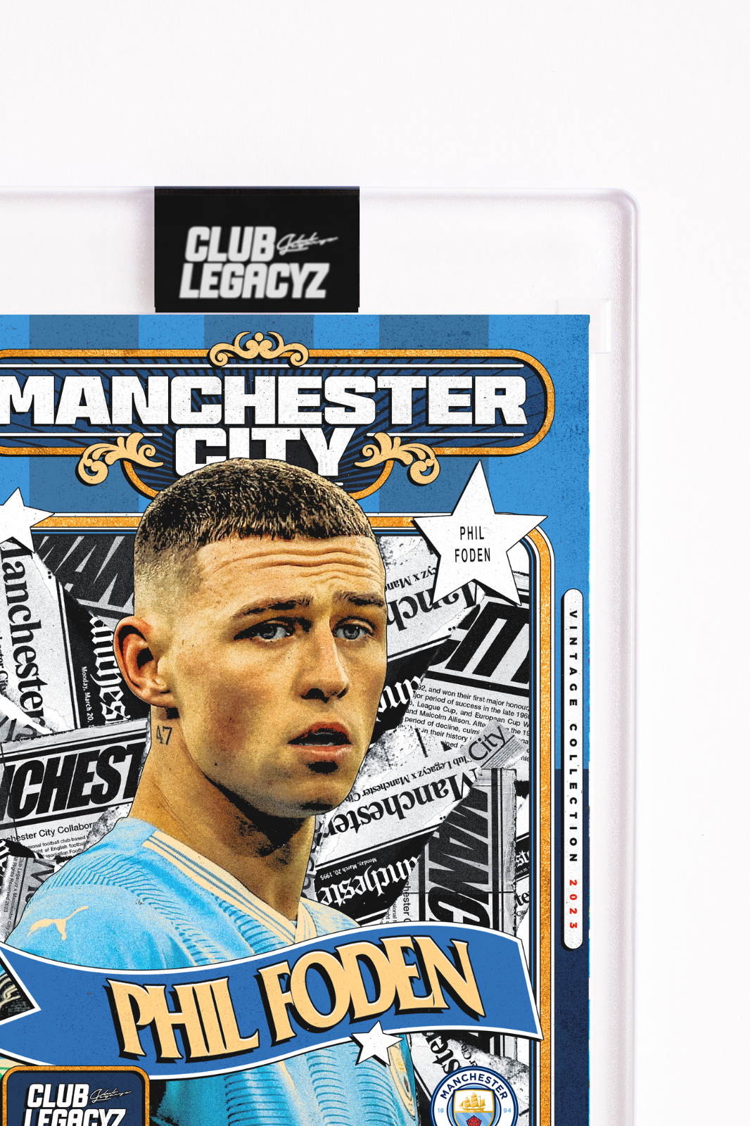 Manchester City - Phil Foden Retro Icon limited to 100