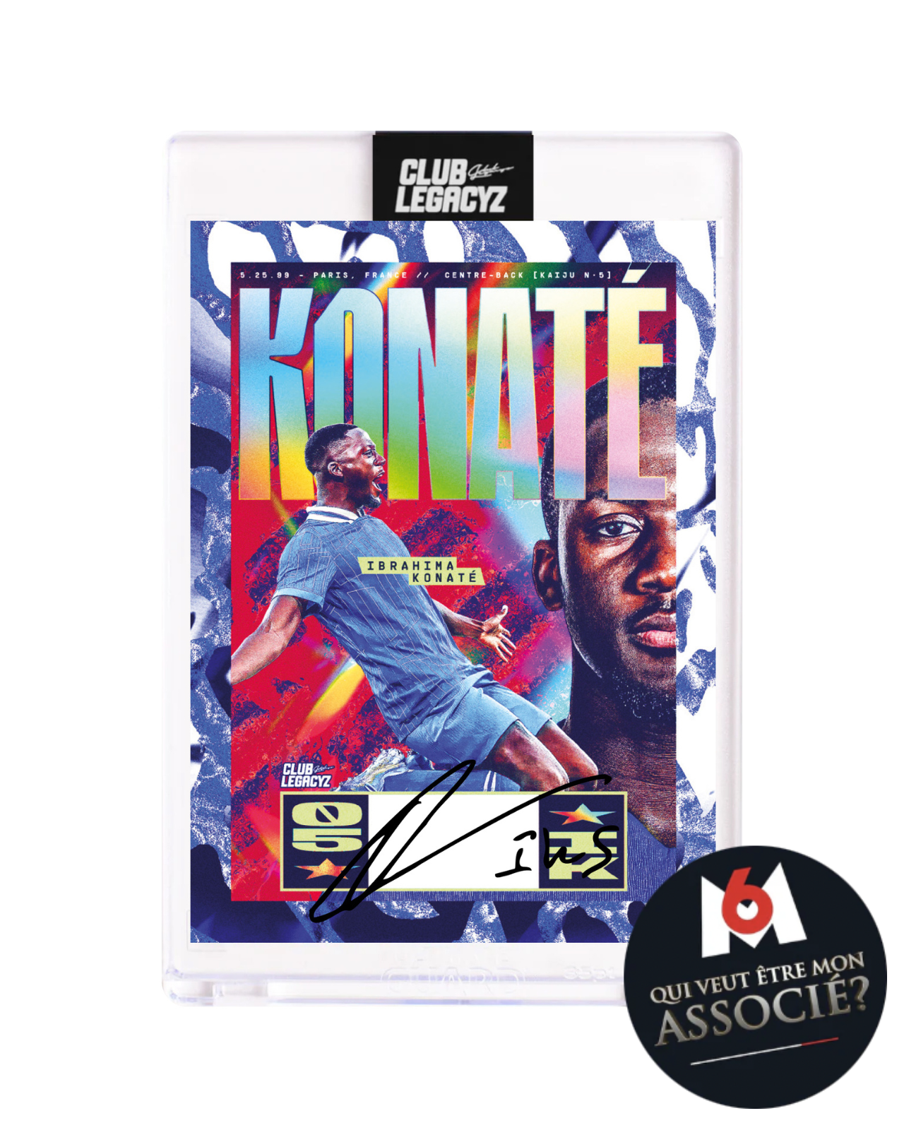 Konaté Signed Icon Card