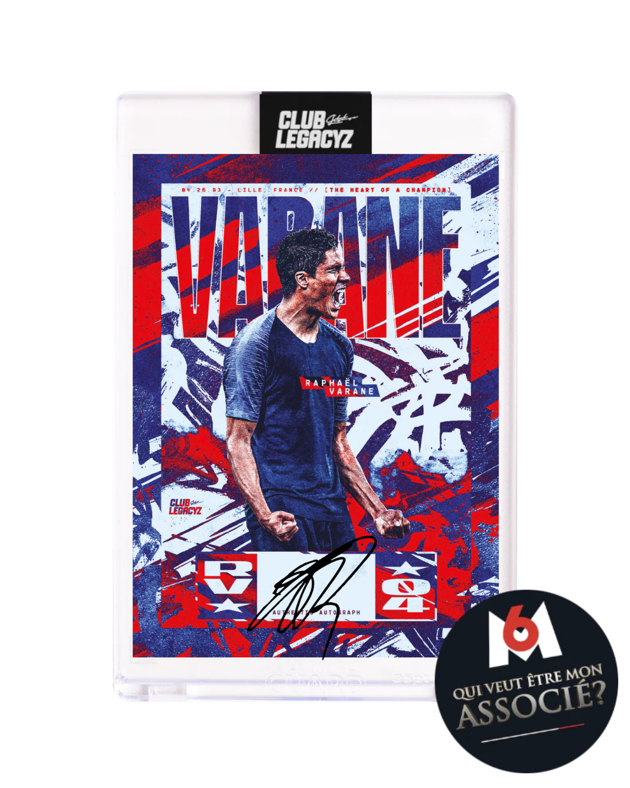 Varane Signed Icon Card