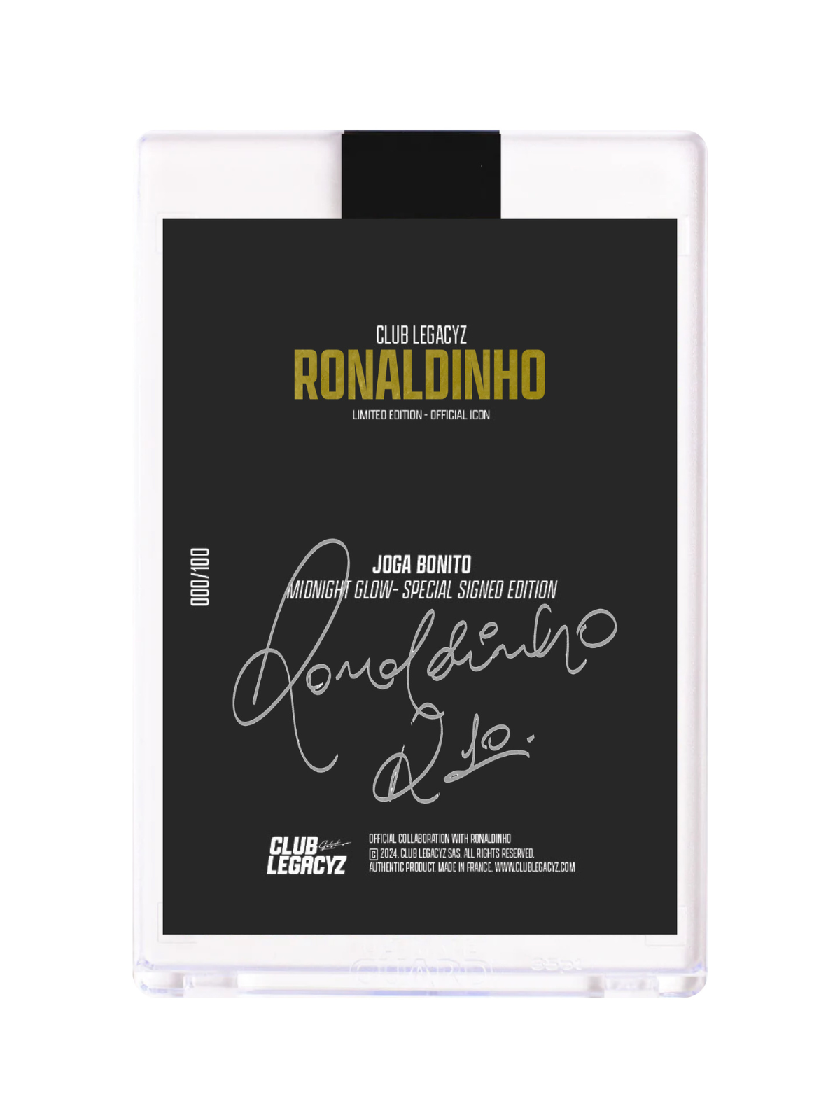 Carte signée Ronaldinho