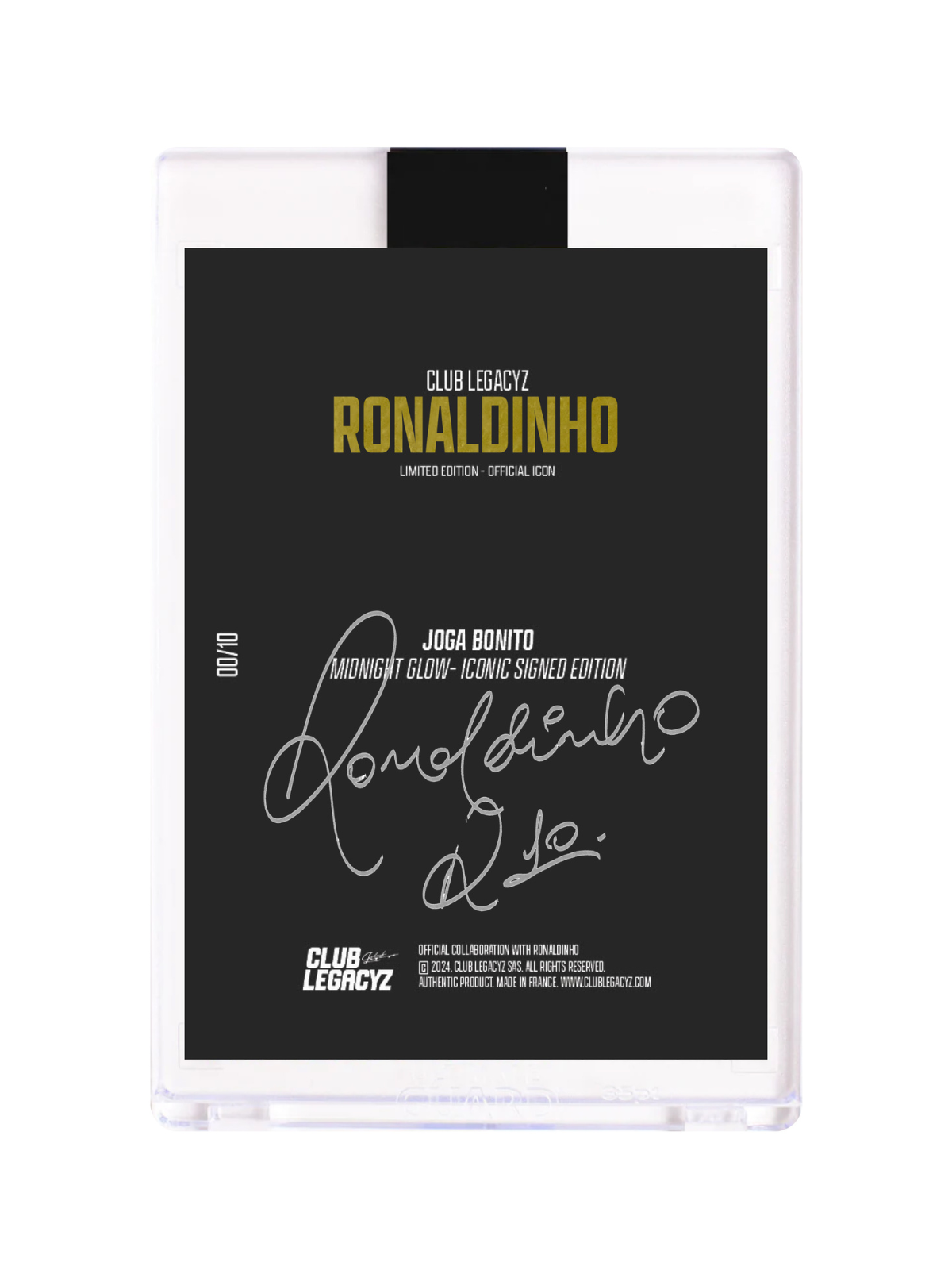 Ronaldinho signed Icon card limited to 10