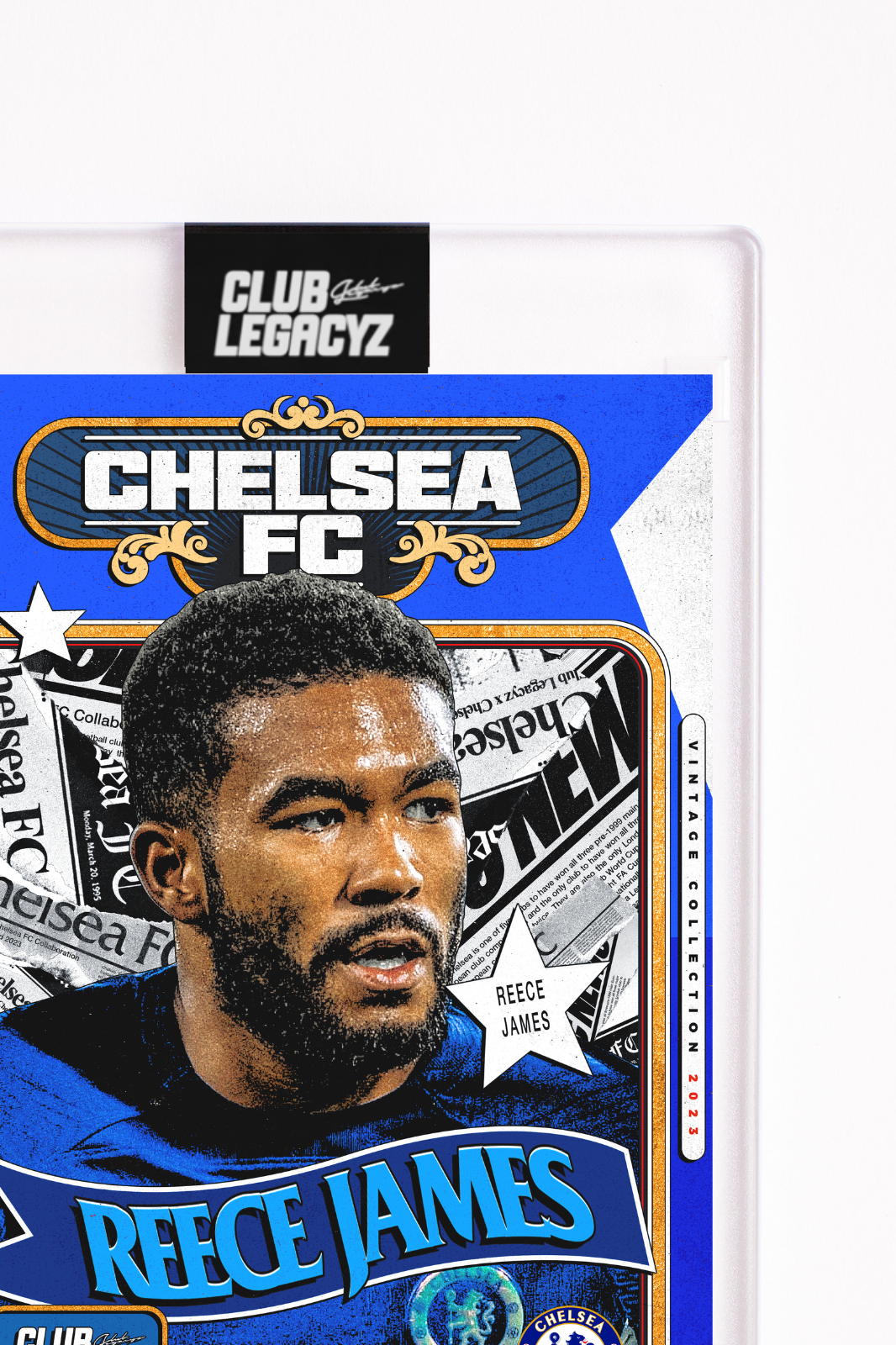 Chelsea FC - Reece James Retro Icon limited to 100