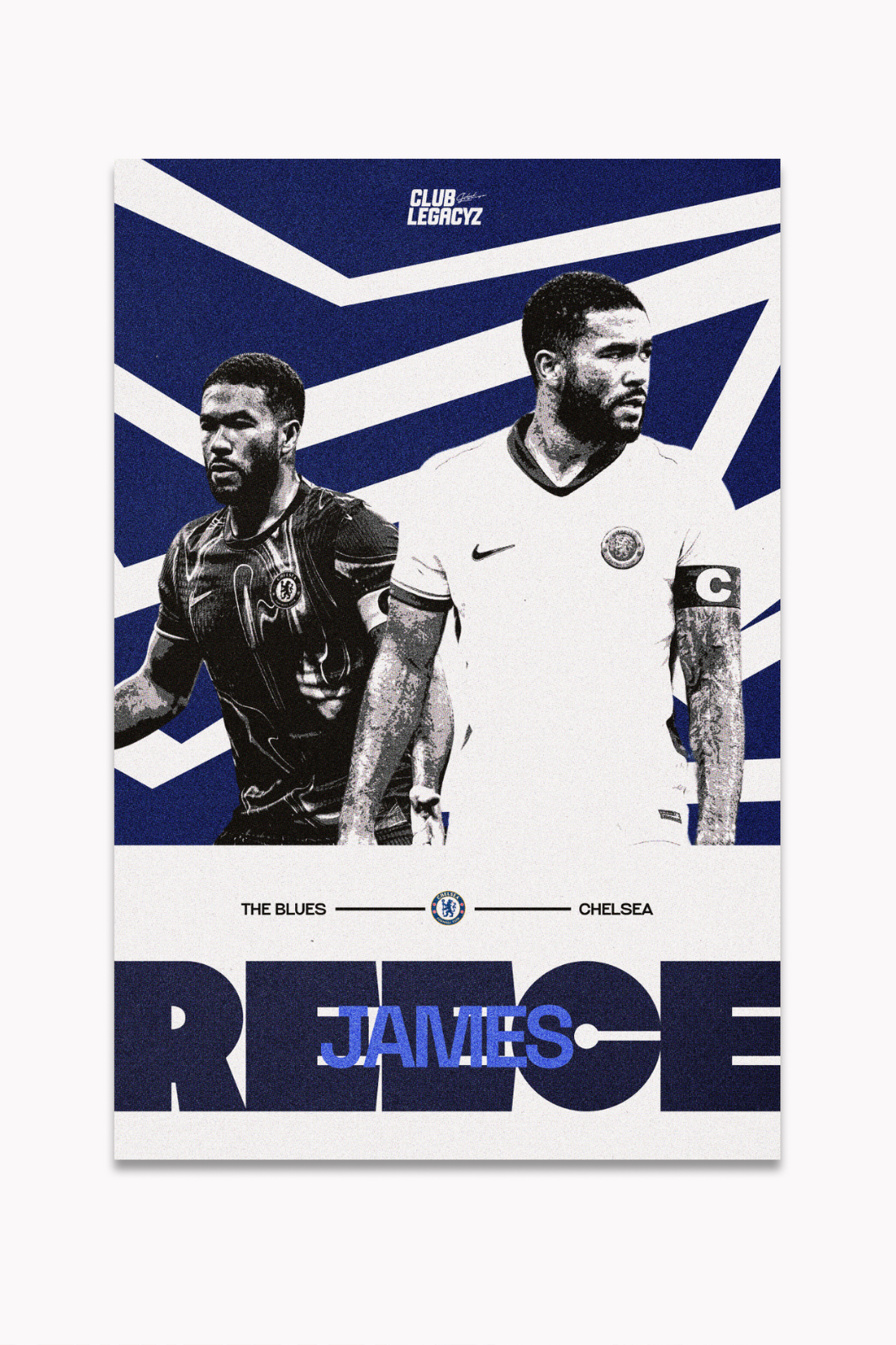 Chelsea FC - Reece James Metal Poster limited to 100