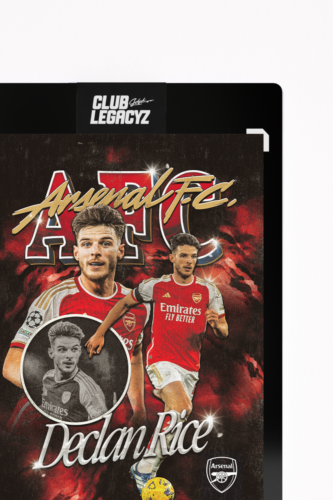 Arsenal FC - Declan Rice Bootleg Icon limited to 100