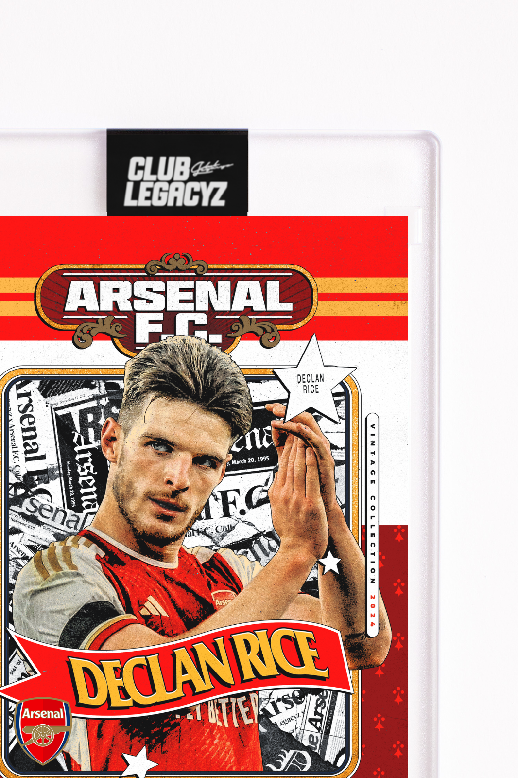 Arsenal FC - Icon Retro Declan Rice 100 exemplaires