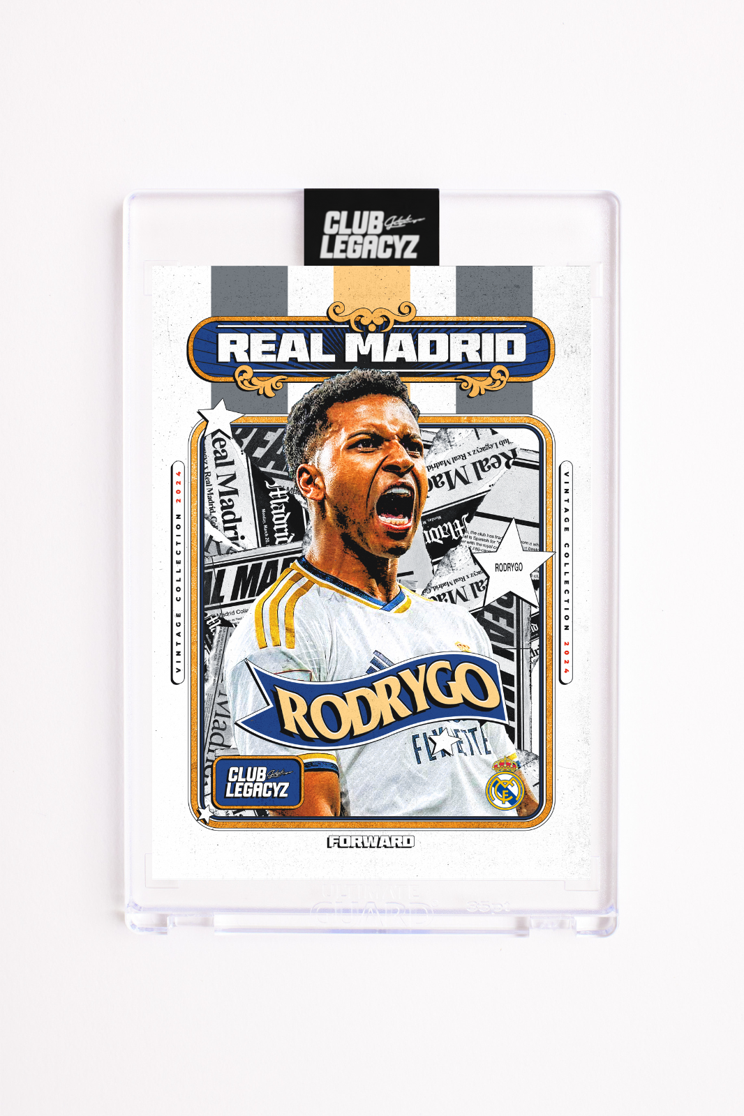 Real Madrid - Pack of 8 Retro Icons limited to 100