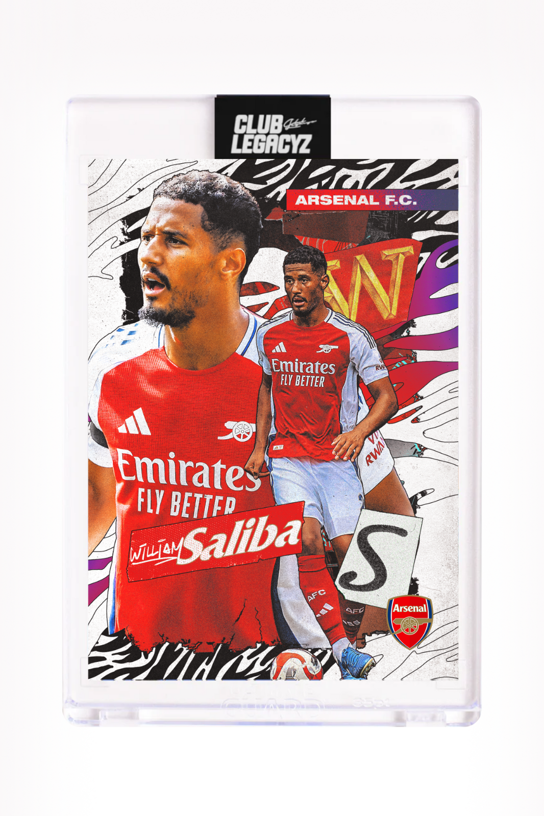 Arsenal FC - William Saliba Icon limited to 50