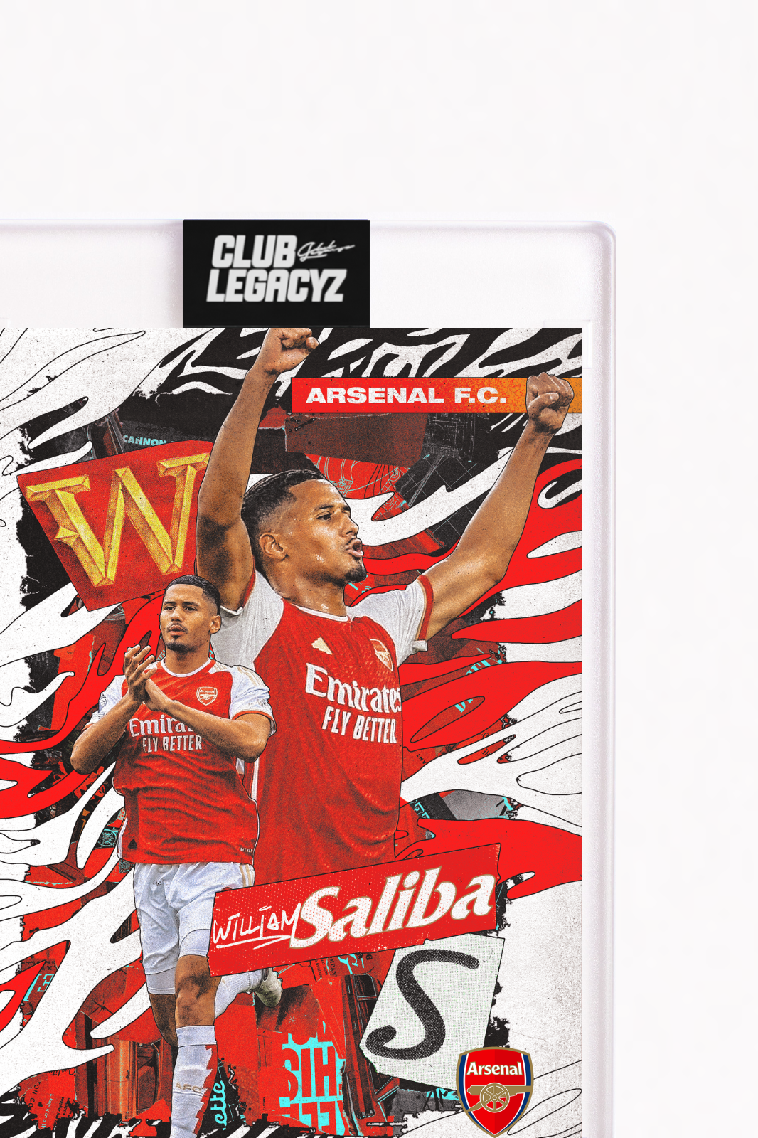 Arsenal FC - William Saliba Icon limited to 50