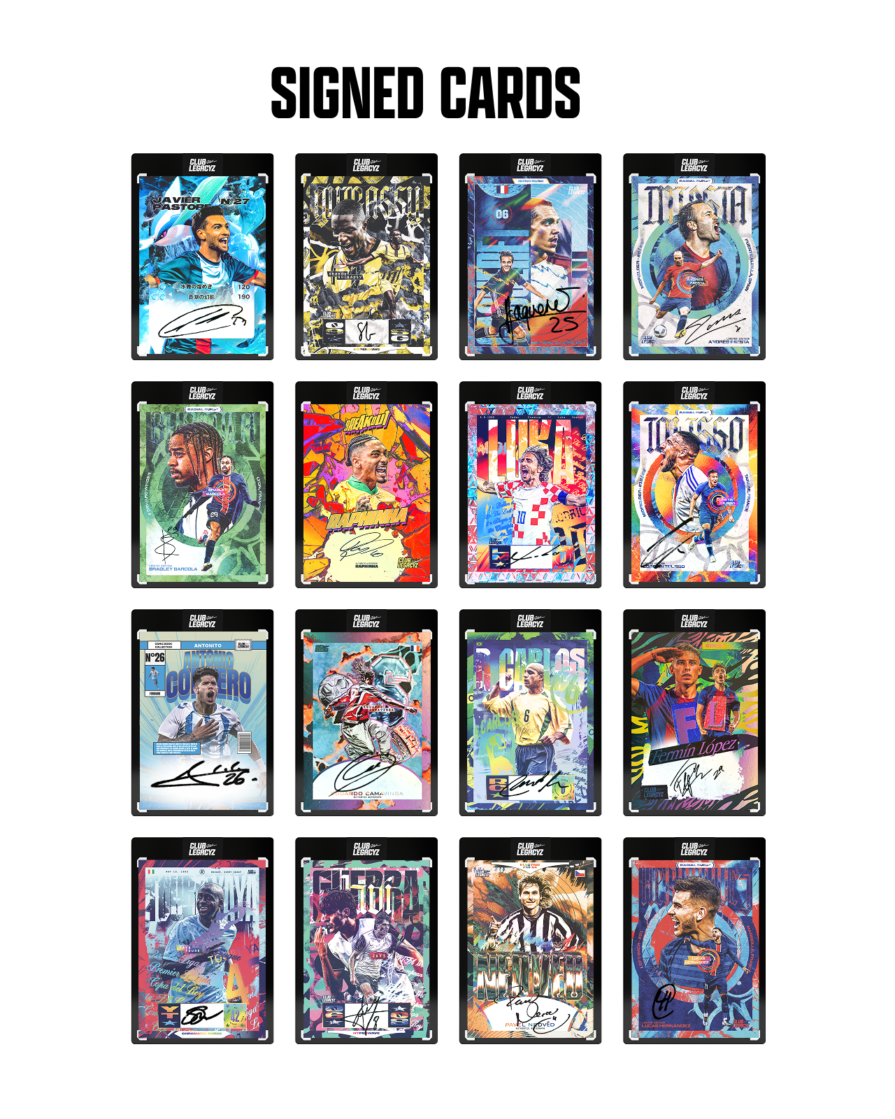 Minibox Icons Football Cards