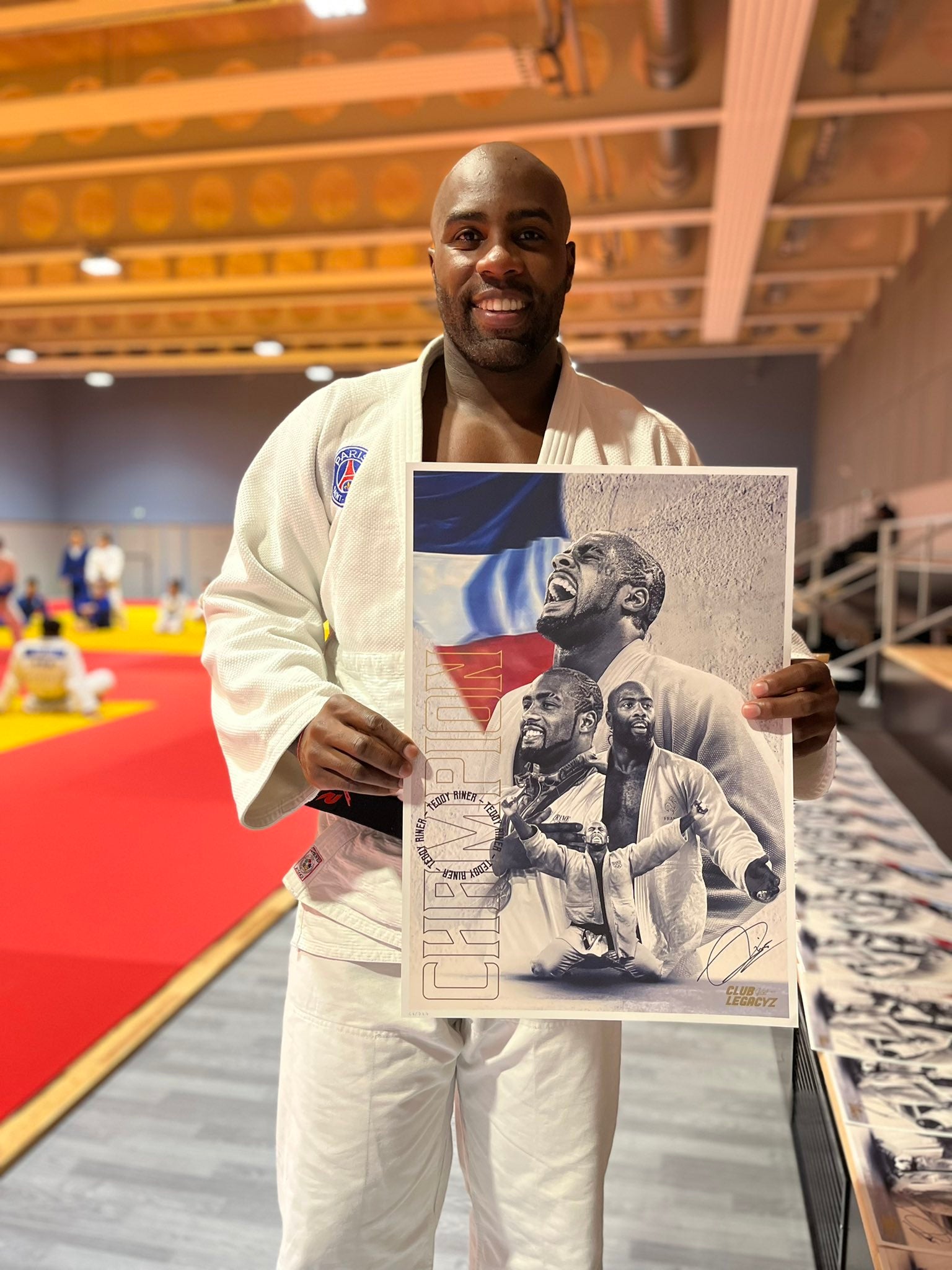 Collection Teddy Riner - Affiche Collector signée 10 exemplaires