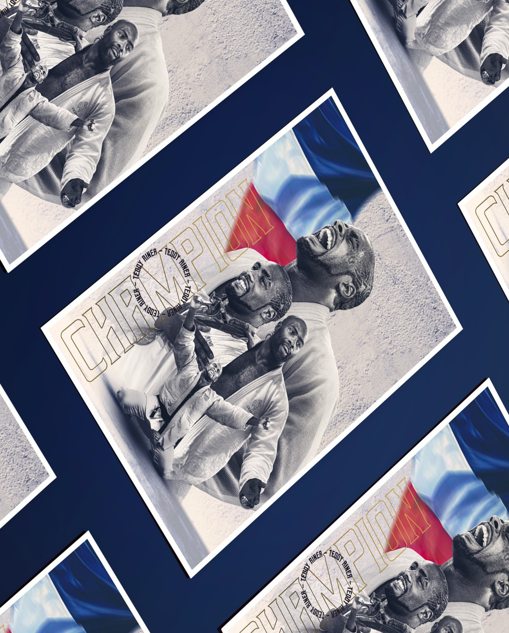 Collection Teddy Riner - Affiche Collector signée 10 exemplaires