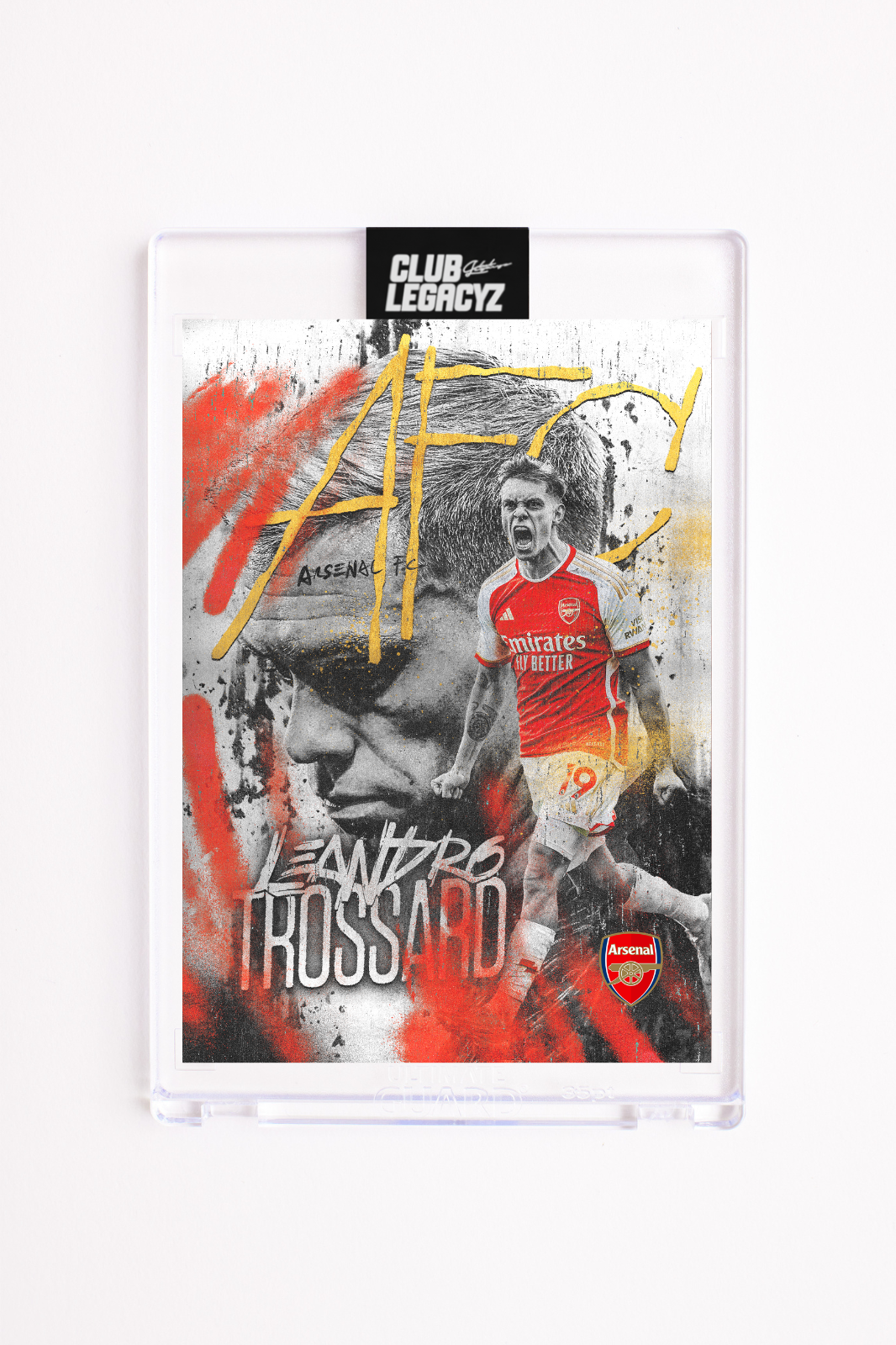 Arsenal FC - Leandro Trossard Black & White Icon limited to 100