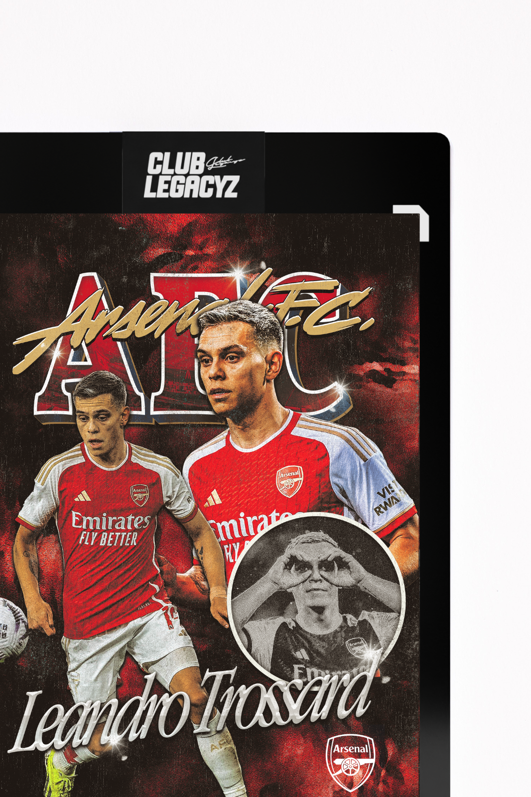 Arsenal FC - Icon Bootleg Leandro Trossard 100 exemplaires