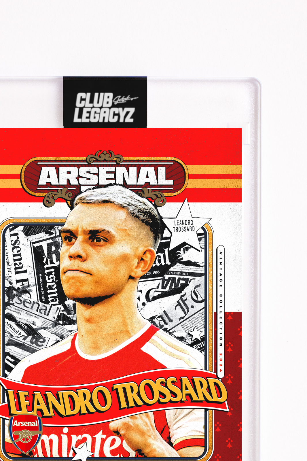 Arsenal FC - Icon Retro Leandro Trossard 100 exemplaires